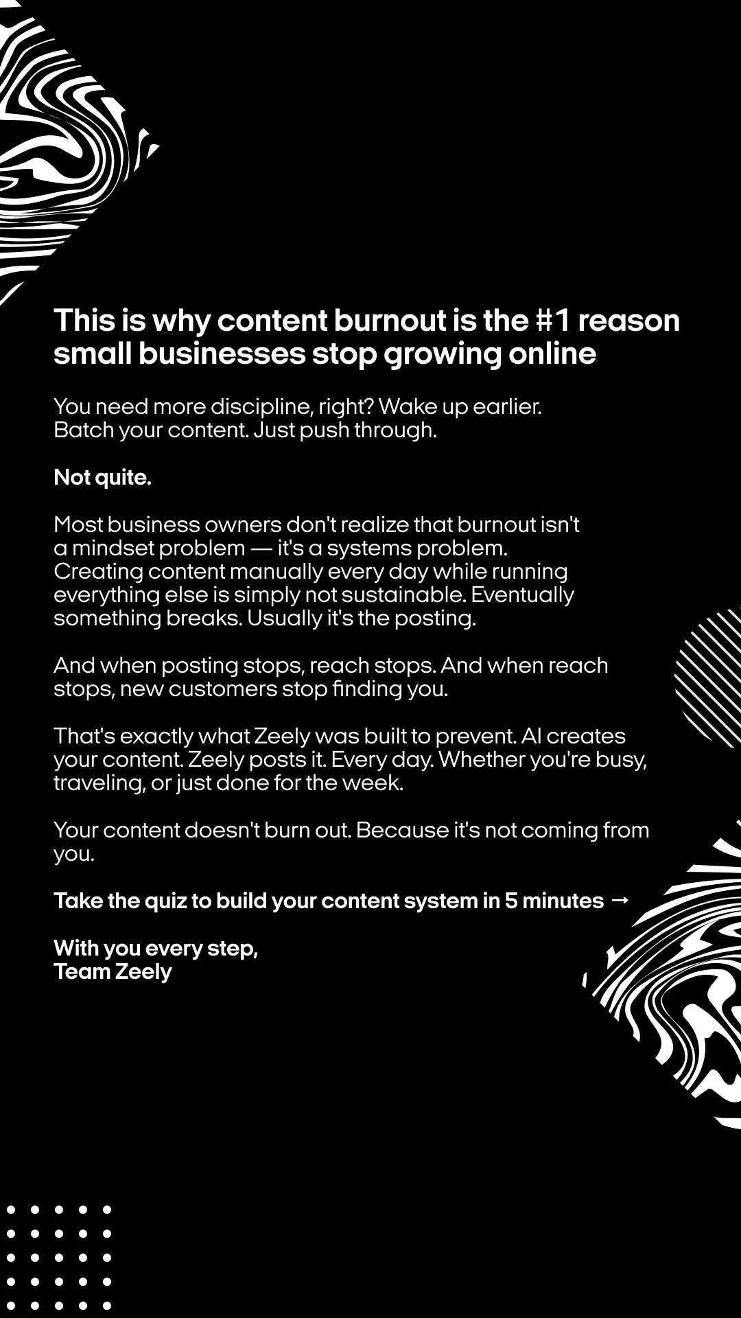 Zeely Facebook ad