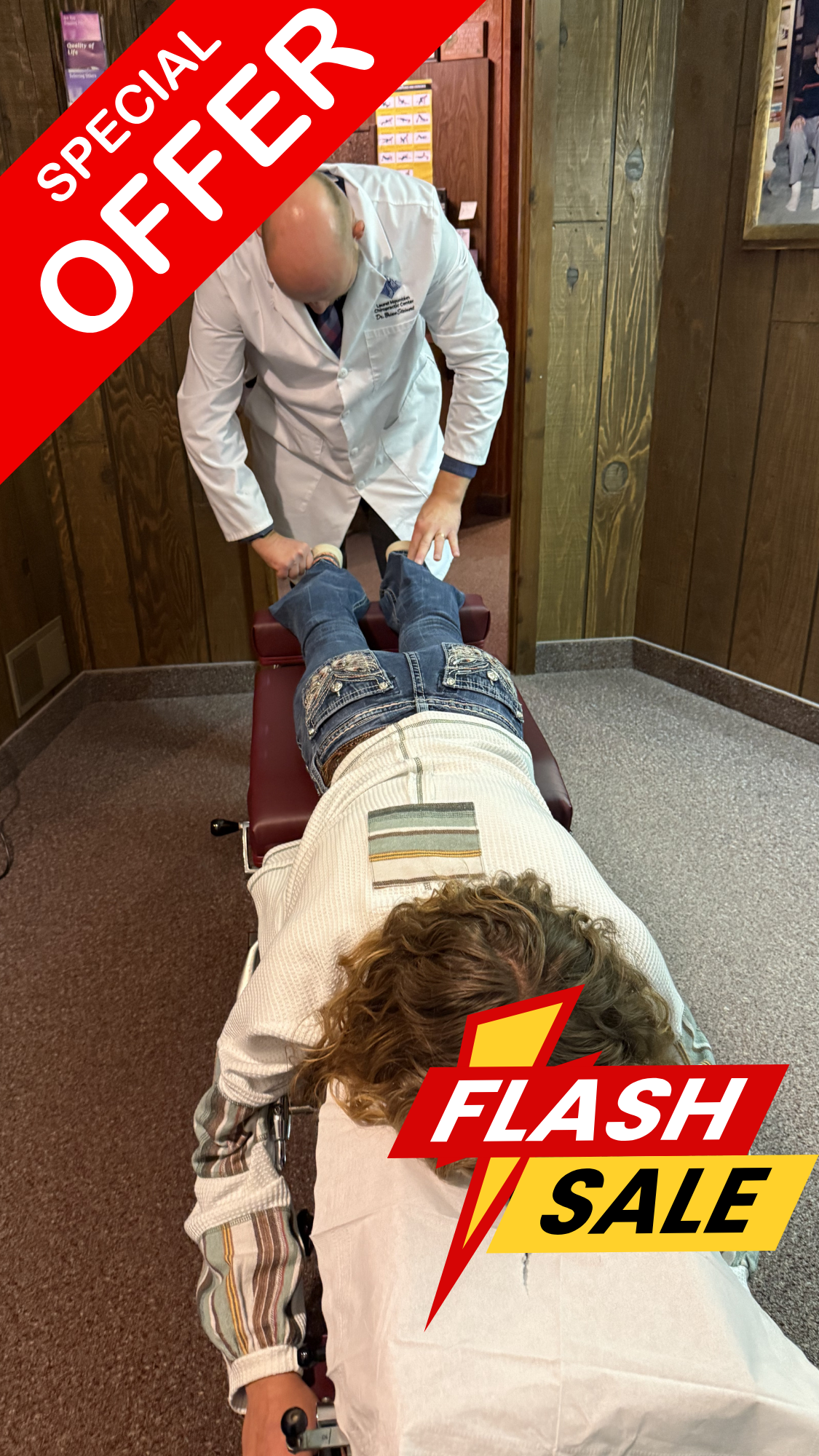 Laurel Mountain Chiropractic Center Facebook ad