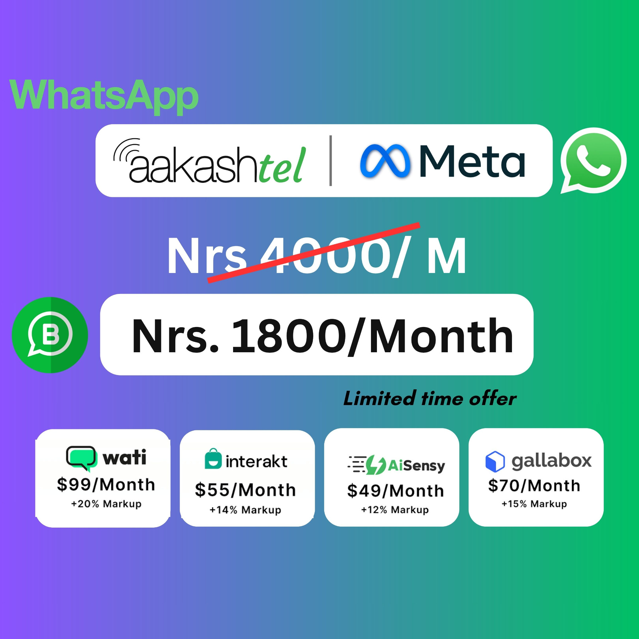 AakashTel - Business Cloud Call Management Solution Facebook ad from May 17, 2026