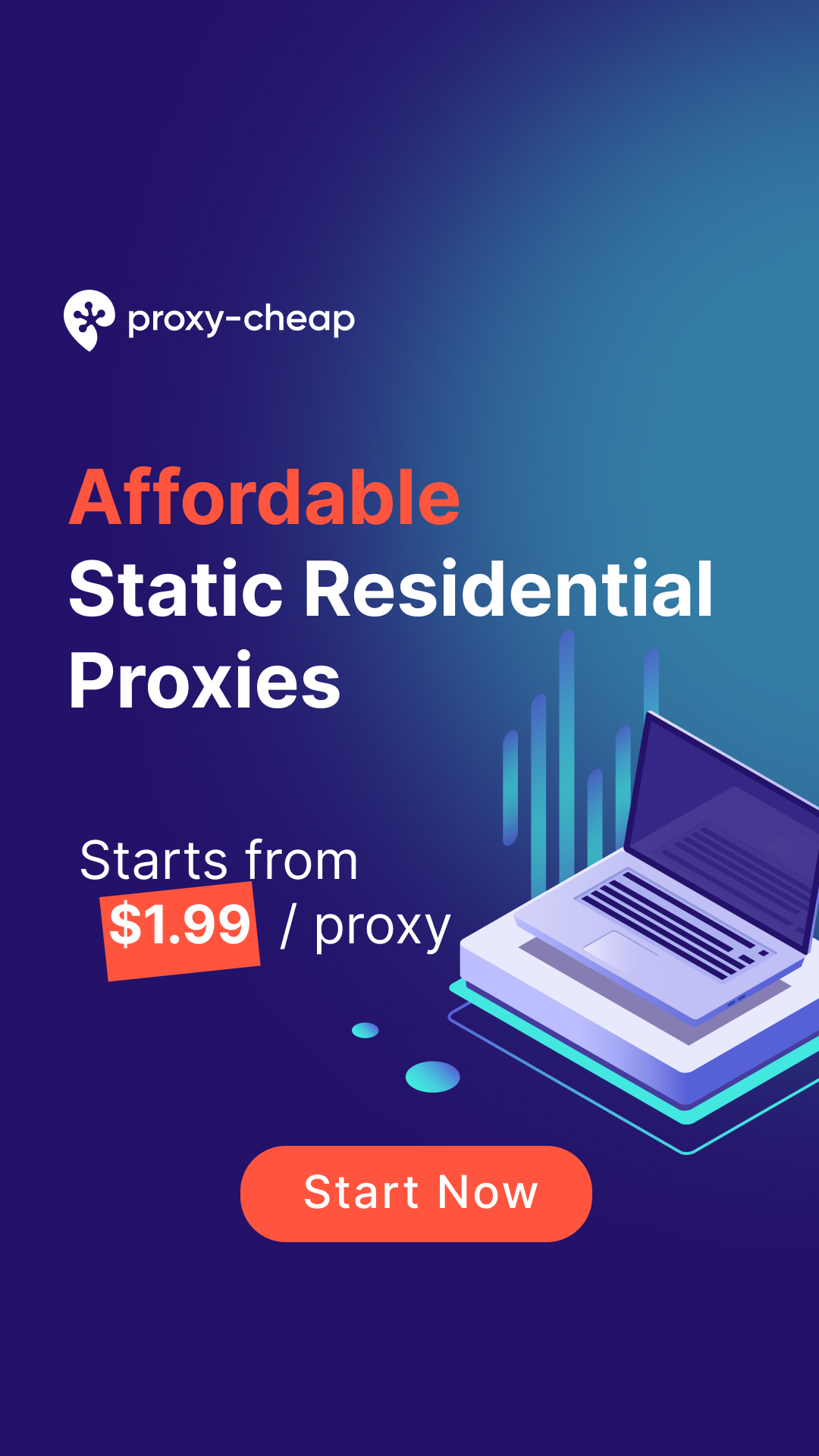 Proxy-Cheap Facebook ad