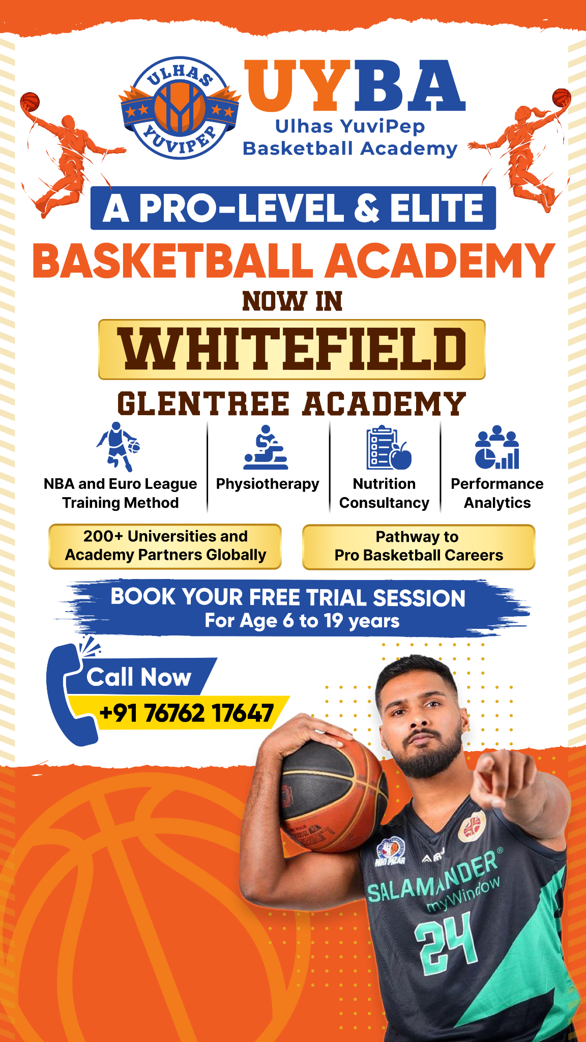 Ulhas Yuvipep Basketball Academy  Facebook ad