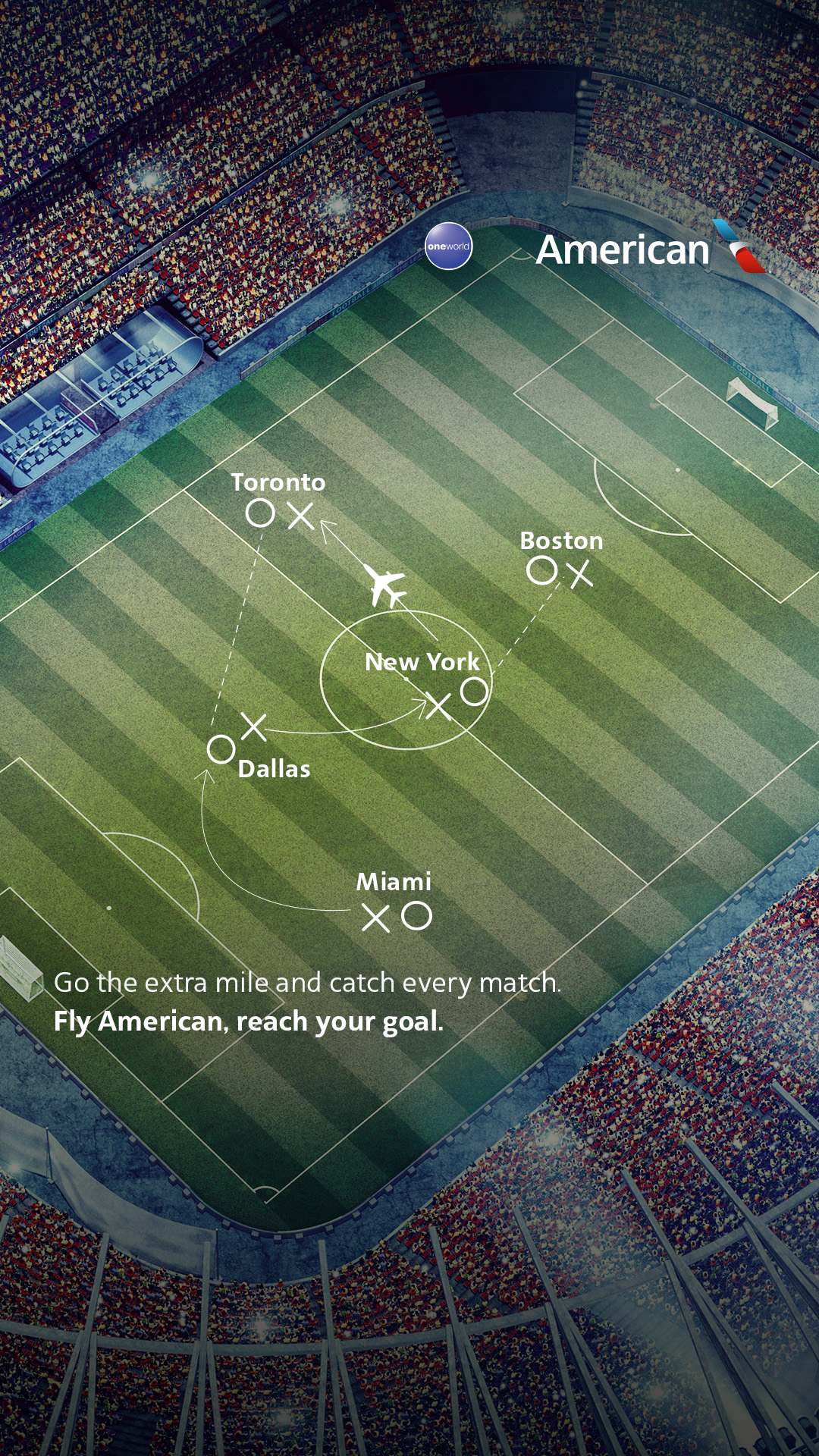 American Airlines Facebook ad