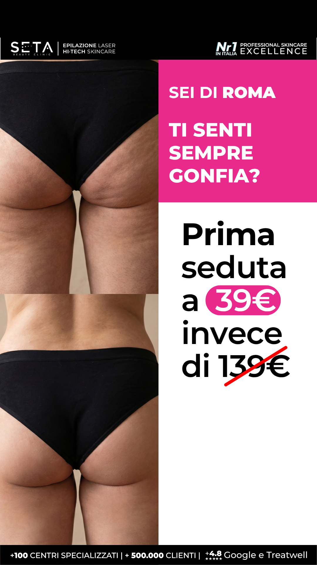 Seta Beauty Clinic Facebook ad
