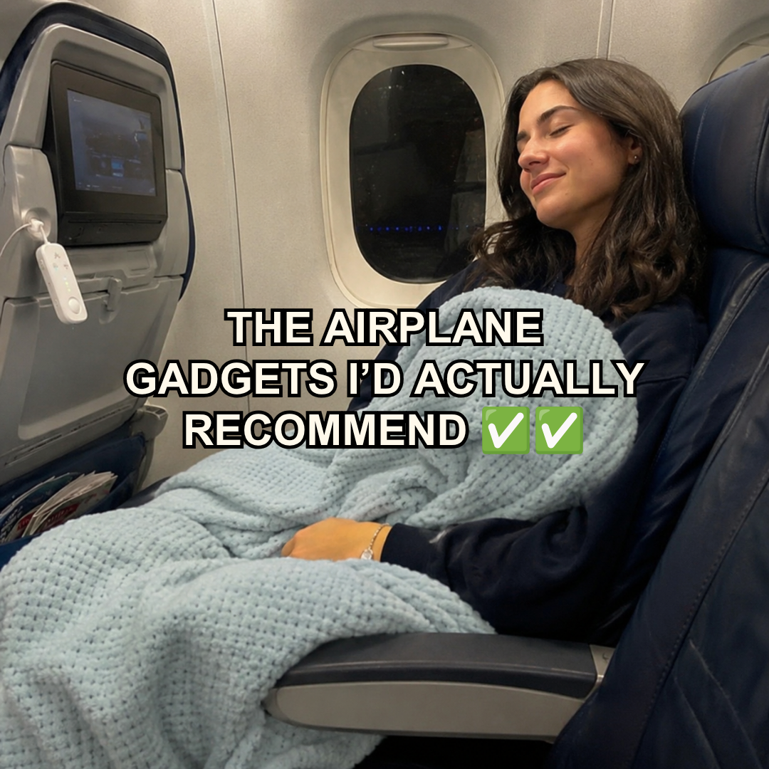 Online Deals Club Facebook ad: Clever Airplane Gadgets To Add