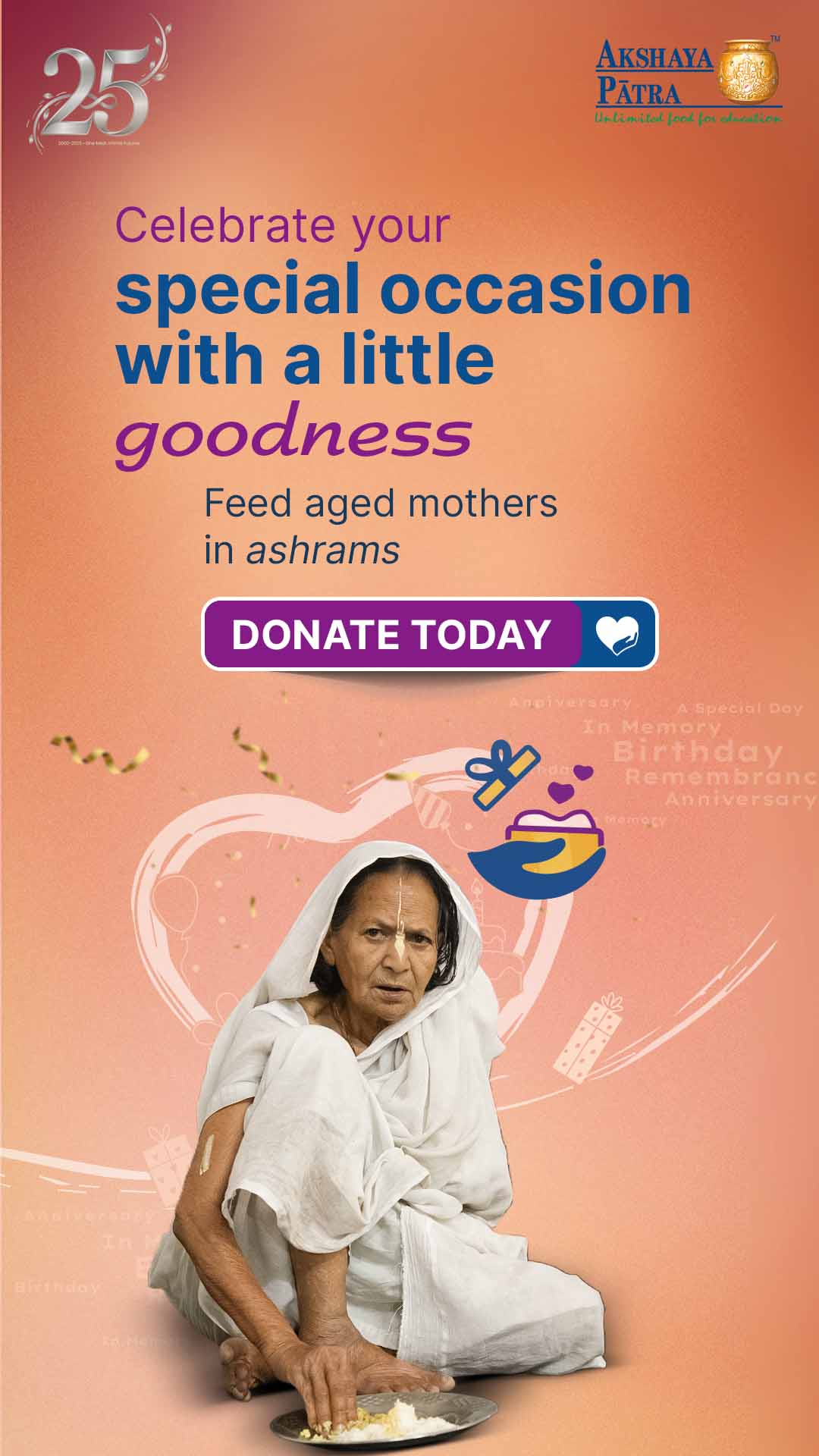 The Akshaya Patra Foundation Facebook ad