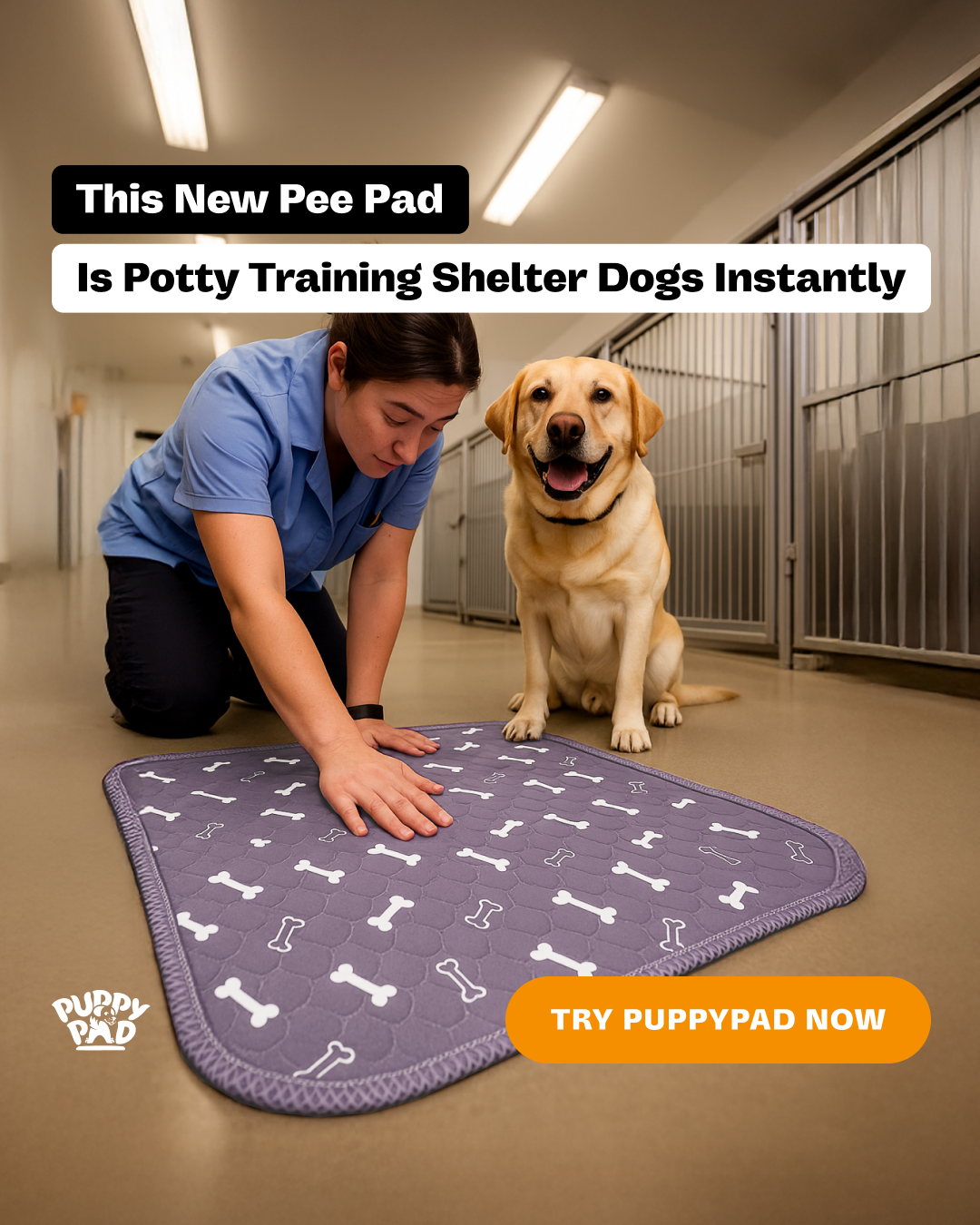 PuppyPad Facebook ad