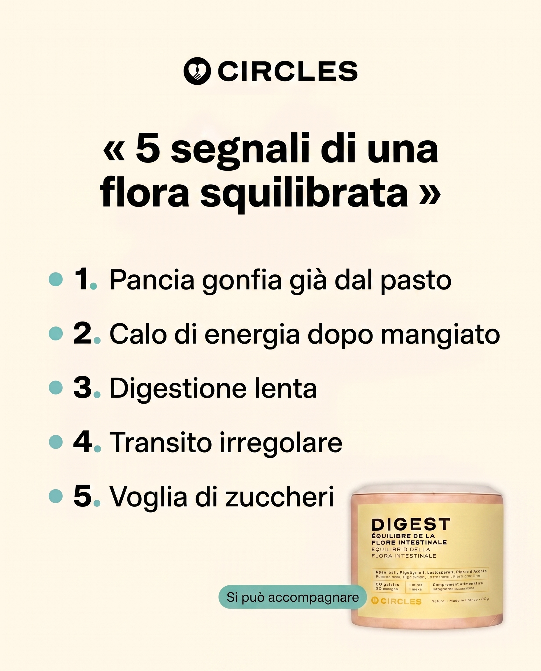 Circles Italia Facebook ad