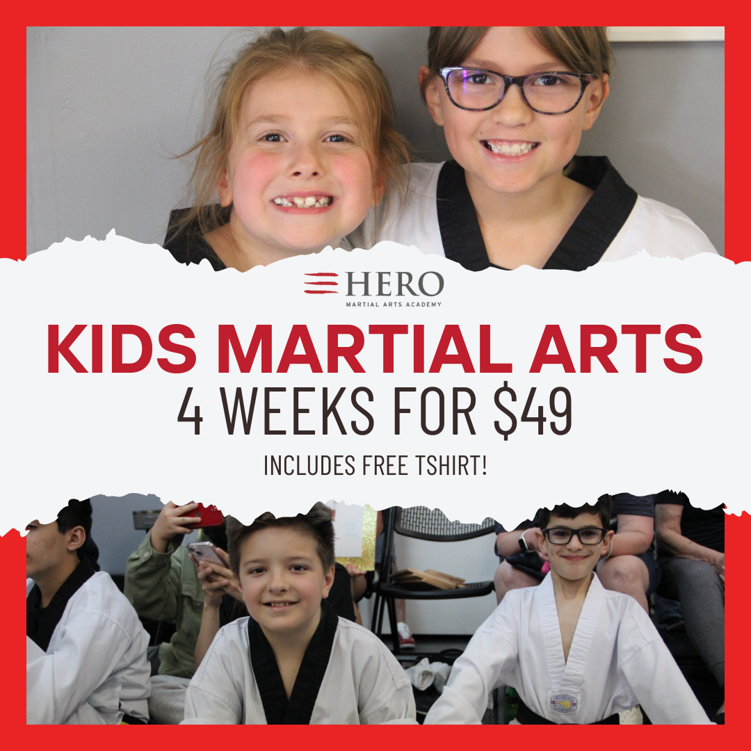 HERO Martial Arts Academy - West Rayford Facebook ad: Special Offer: 4 Weeks for $49