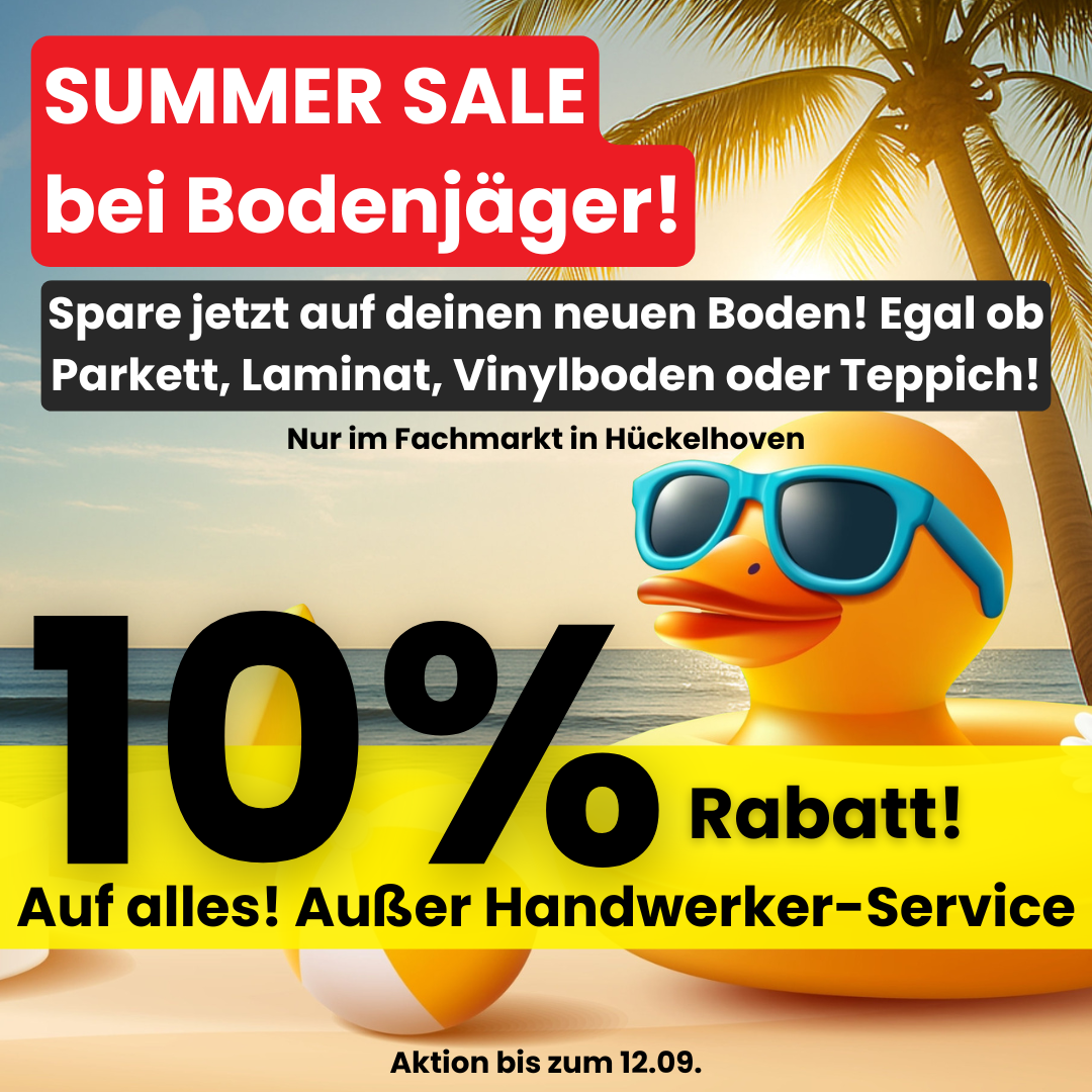 Bodenjäger Facebook ad: SummerSALE bei Bodenjäger