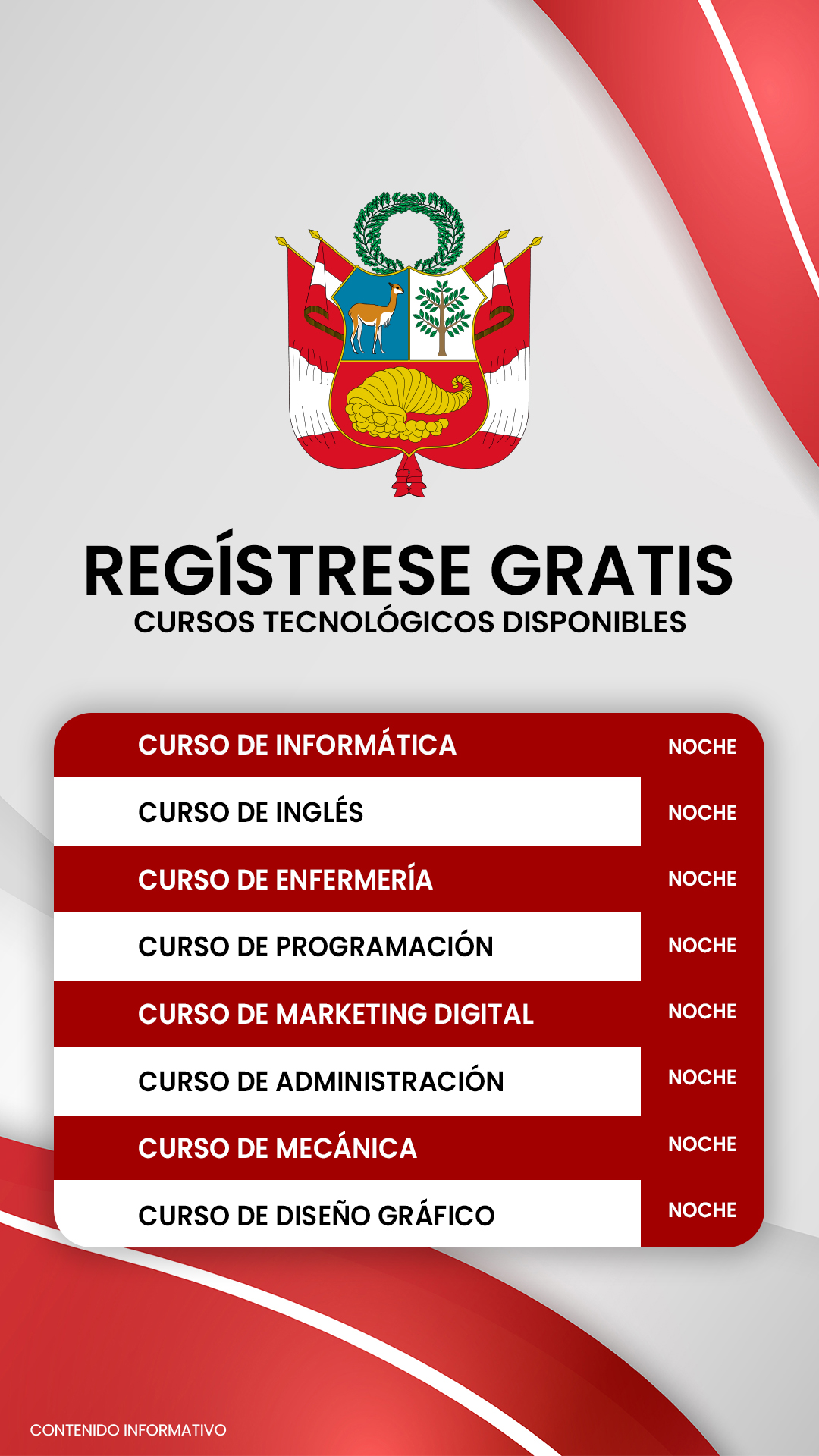 Cursos Gratuitos en Peru Facebook ad from Jun 9, 2026