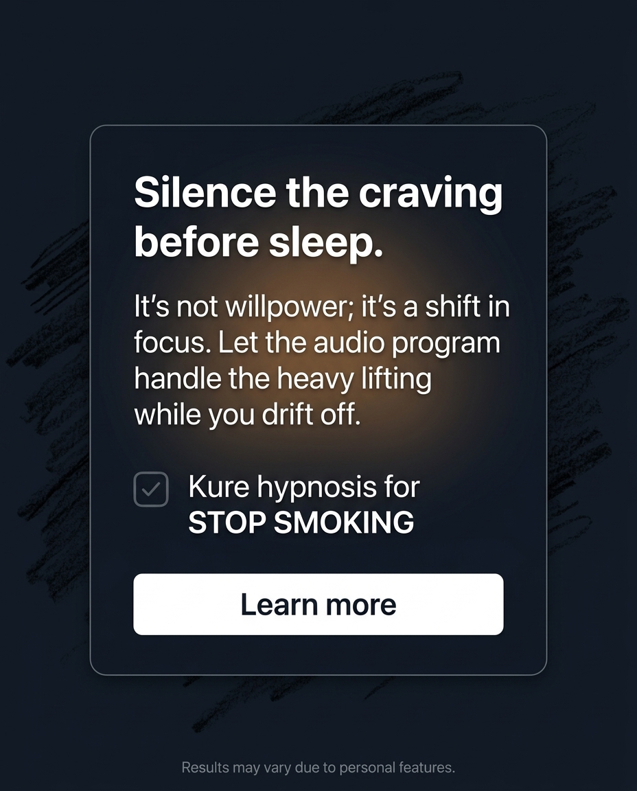 Hypnosis to Stop Smoking Facebook ad