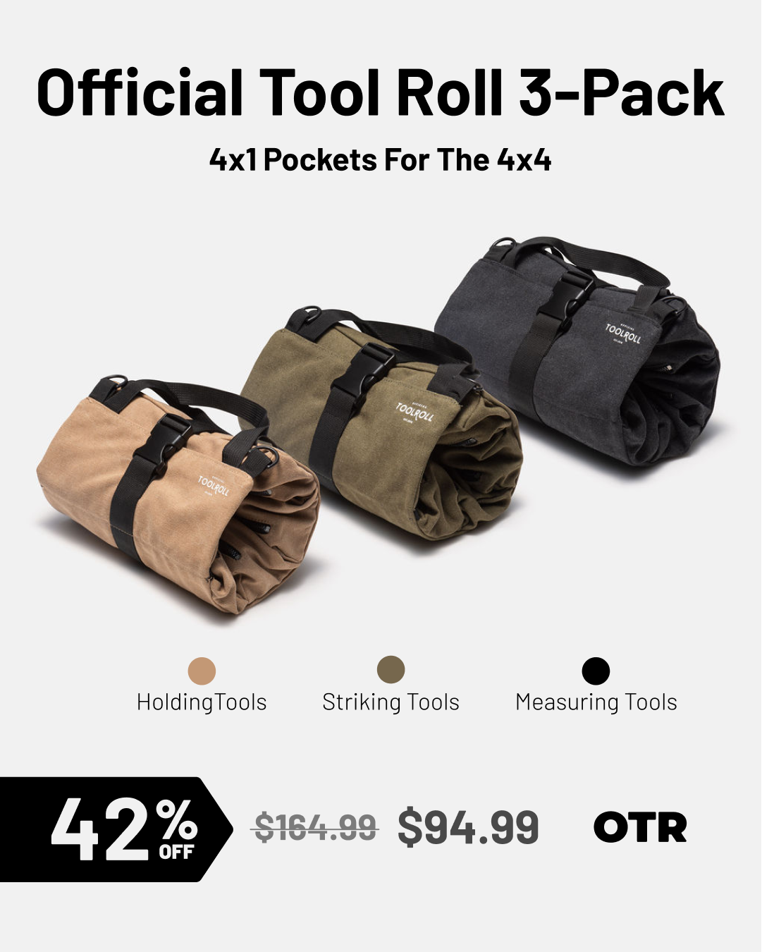 The Tool Roll Facebook ad: Limited Time Offer: 40% Bundle Sale