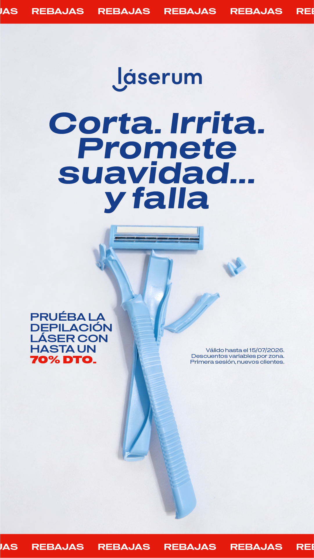 Láserum Facebook ad