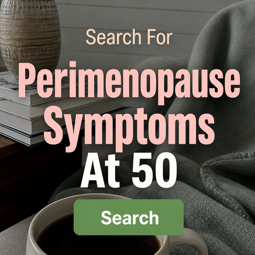Innovative It Hub Facebook ad: Search for Perimenopause Symptoms At 50