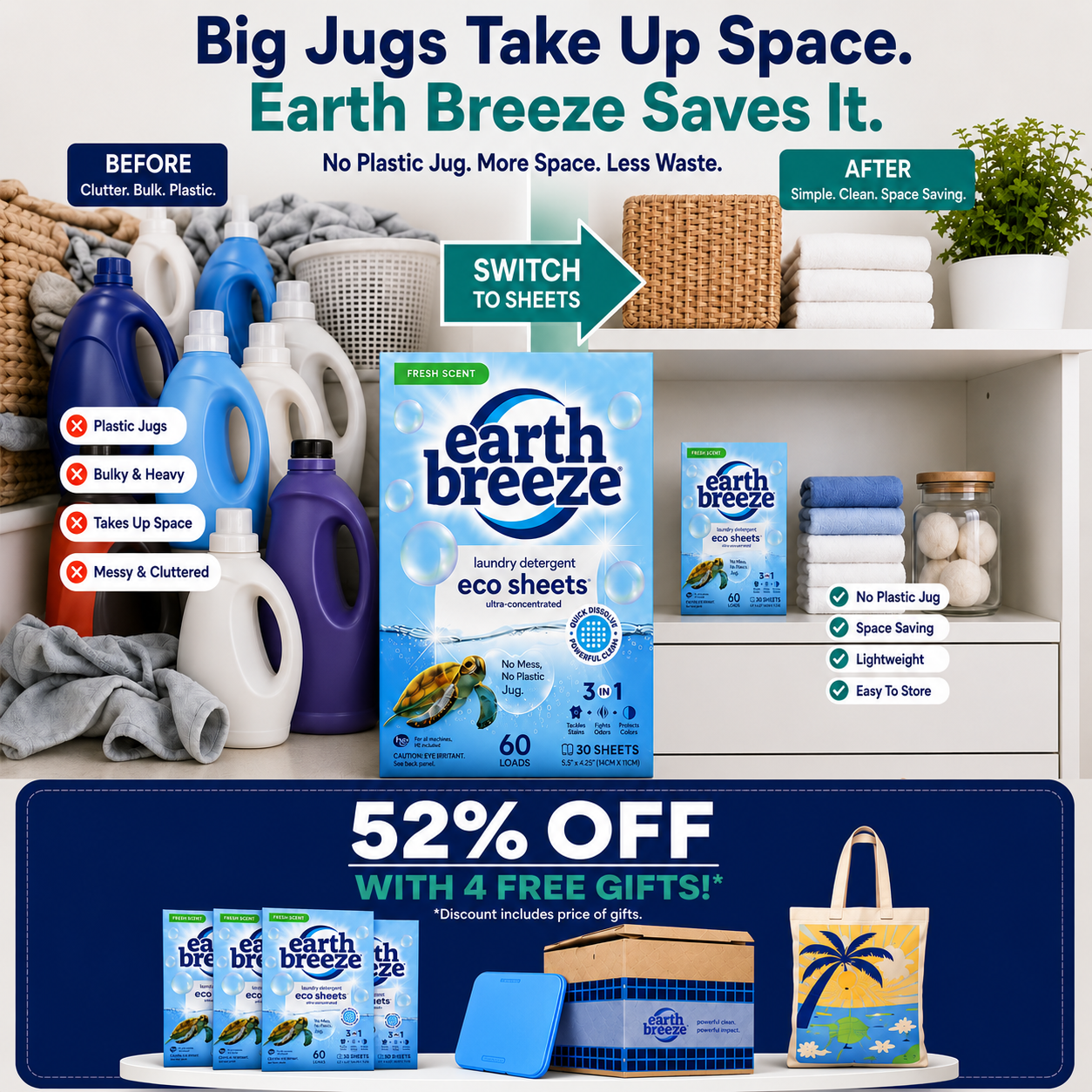 Earth Breeze Facebook ad