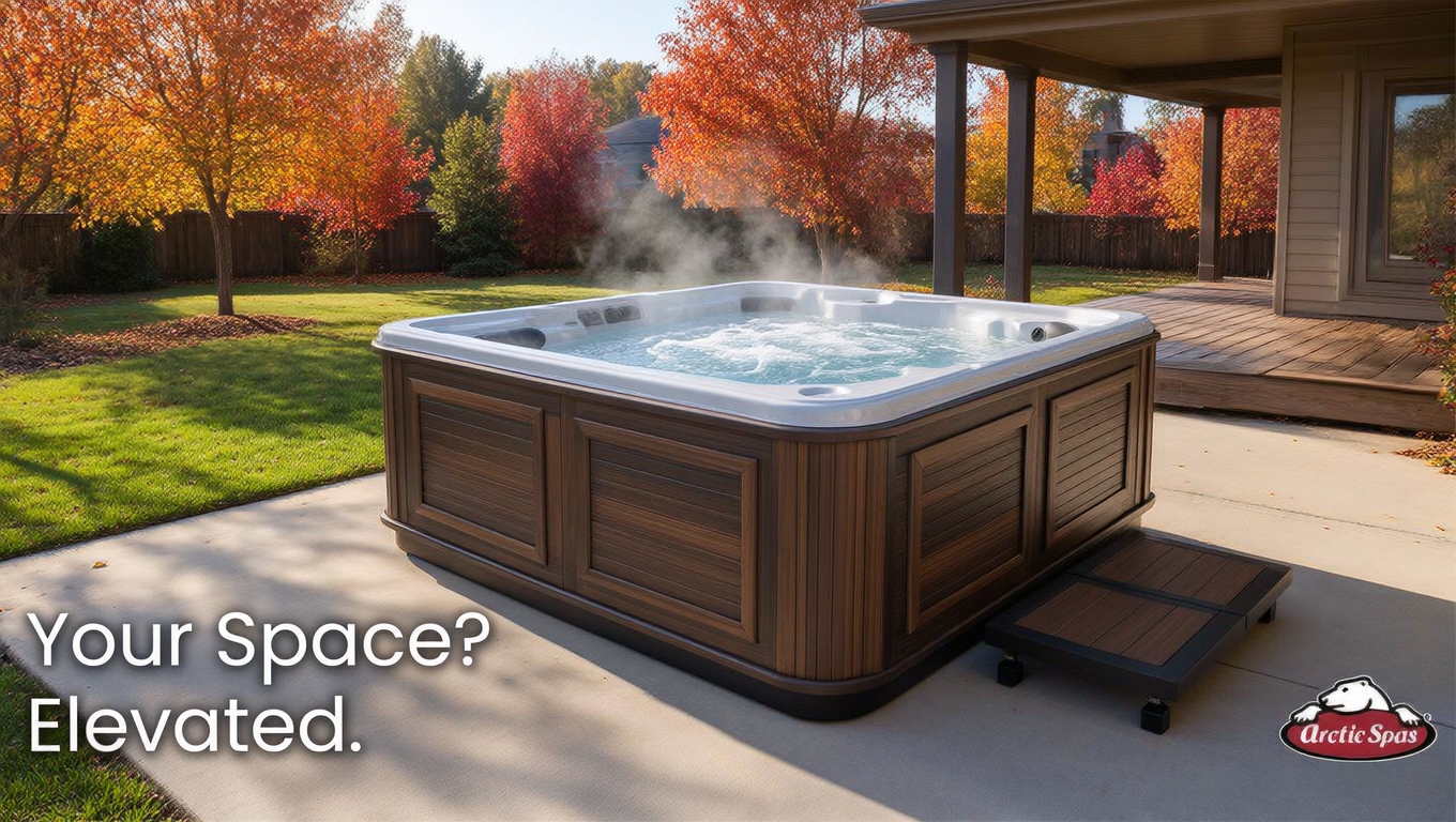 Hydro Pool and Spa Facebook ad: Cool Nights. Warm Water. Ultimate Relaxation.