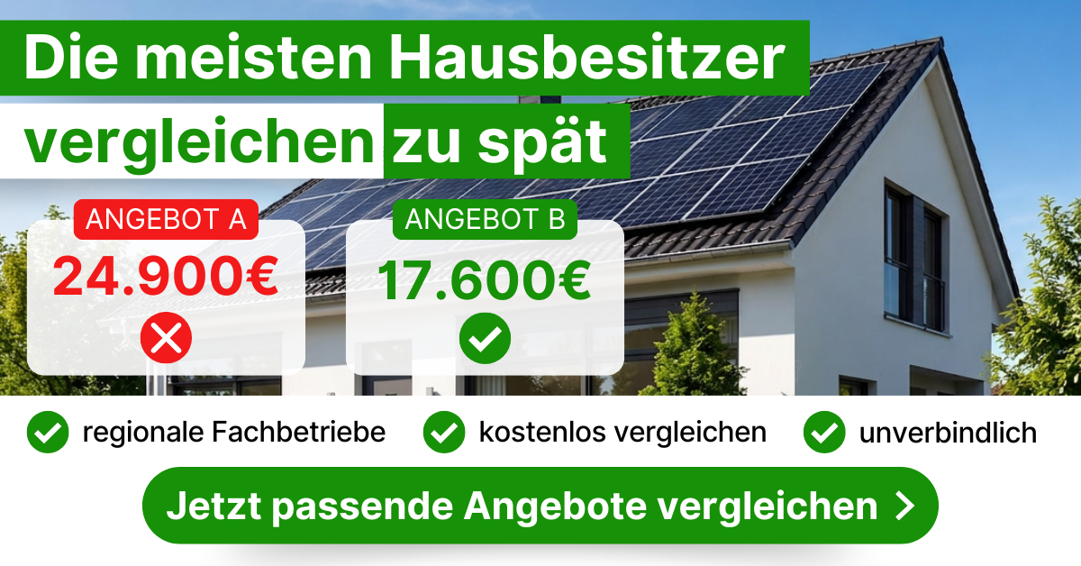 Angebots-Guru Facebook ad: Ihre PV-Anlage mit Garantie