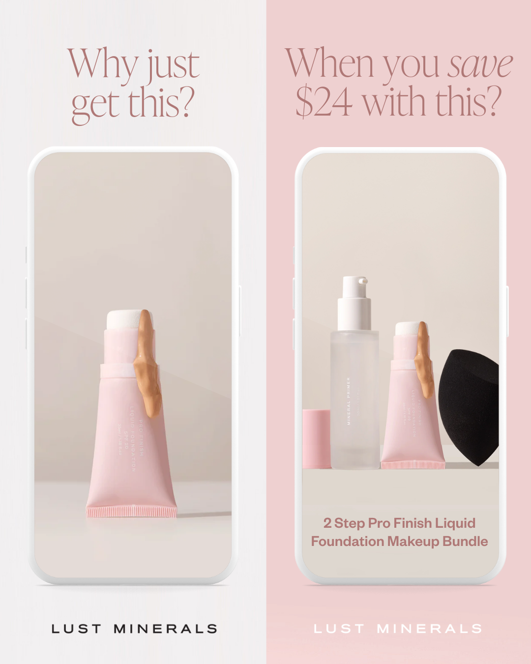 Lust Minerals Facebook ad