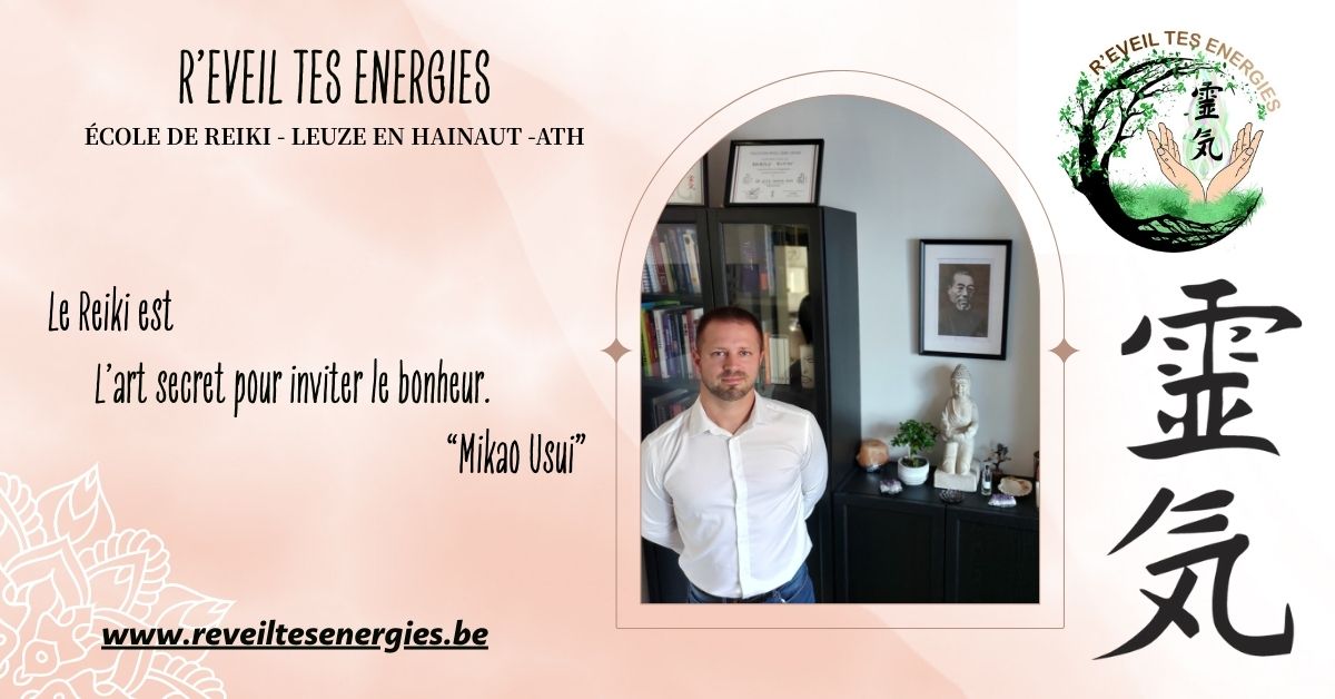 Ecole de Reiki R'Éveil tes énergies Leuze en Hainaut Facebook ad: Ecole de Reiki - R'éveil tes énergies - Leuze en Hainaut…
