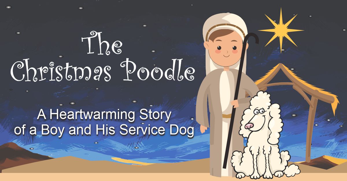 Author, Lourdes Welhaven Facebook ad: The Christmas Poodle