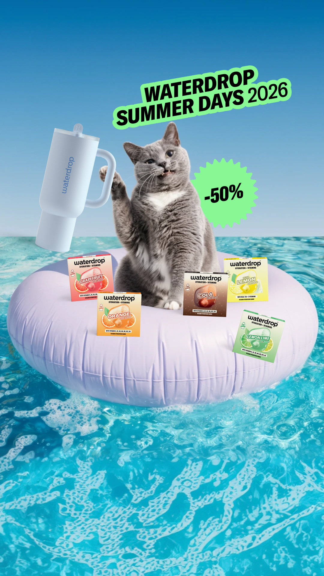 waterdrop Facebook ad
