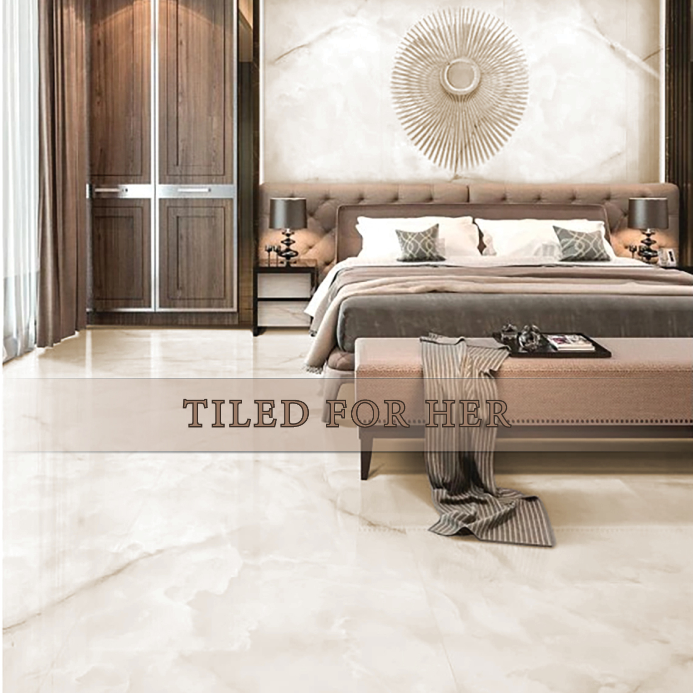 Malls Tiles Facebook ad: Tiles that speak HER language…