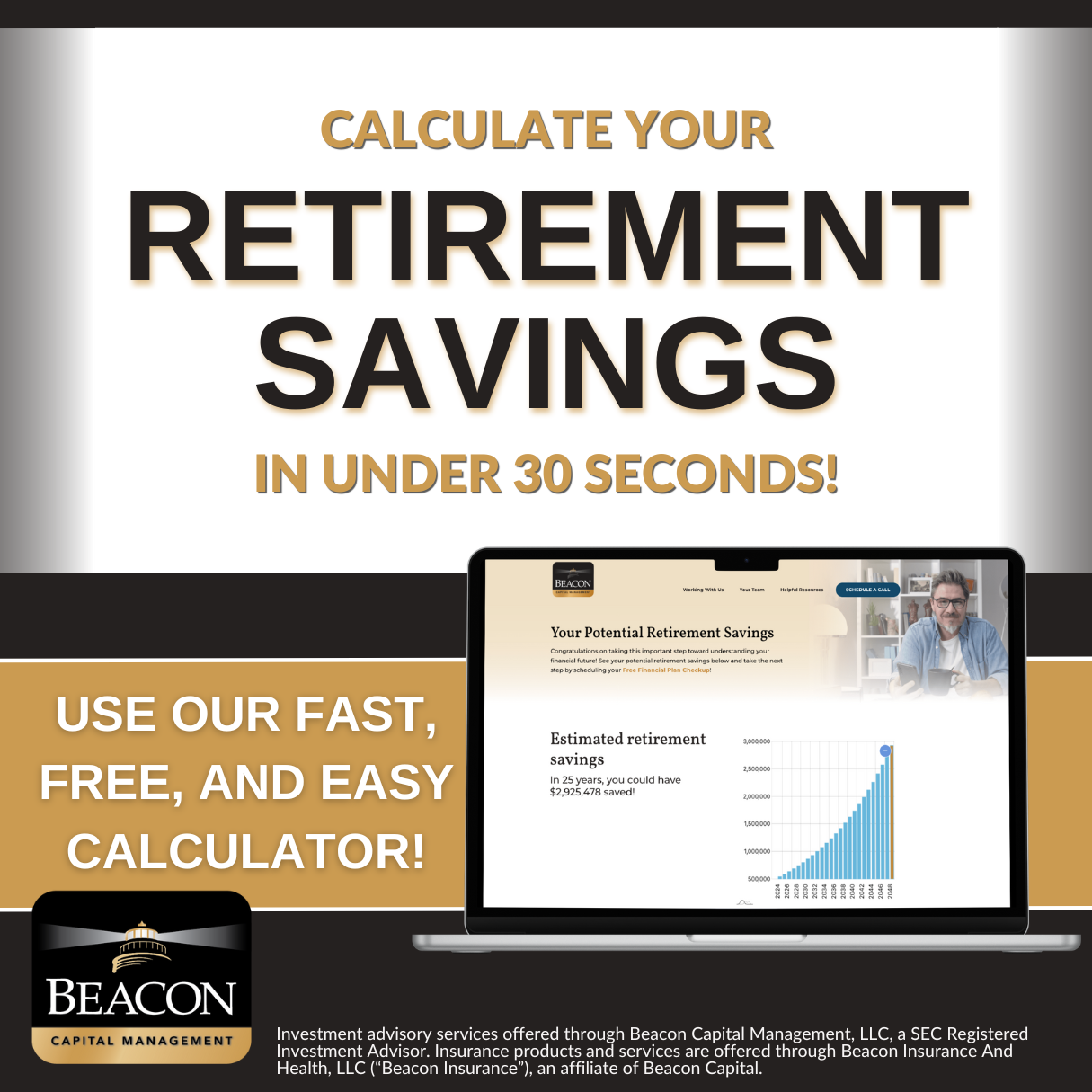 Beacon Capital Management Facebook ad from May 31, 2024
