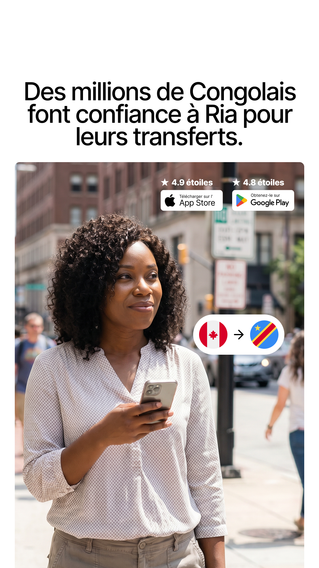 Ria Money Transfer Facebook ad