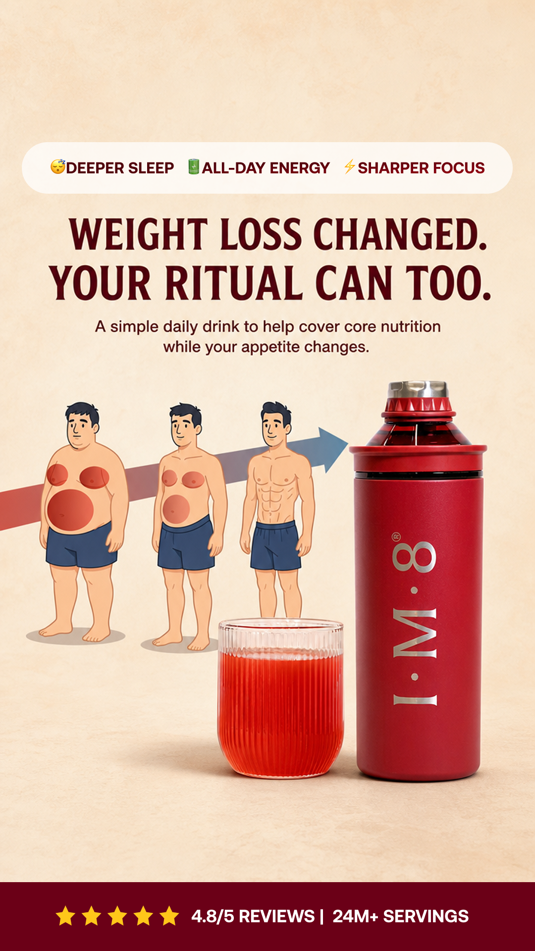 IM8 Health Facebook ad