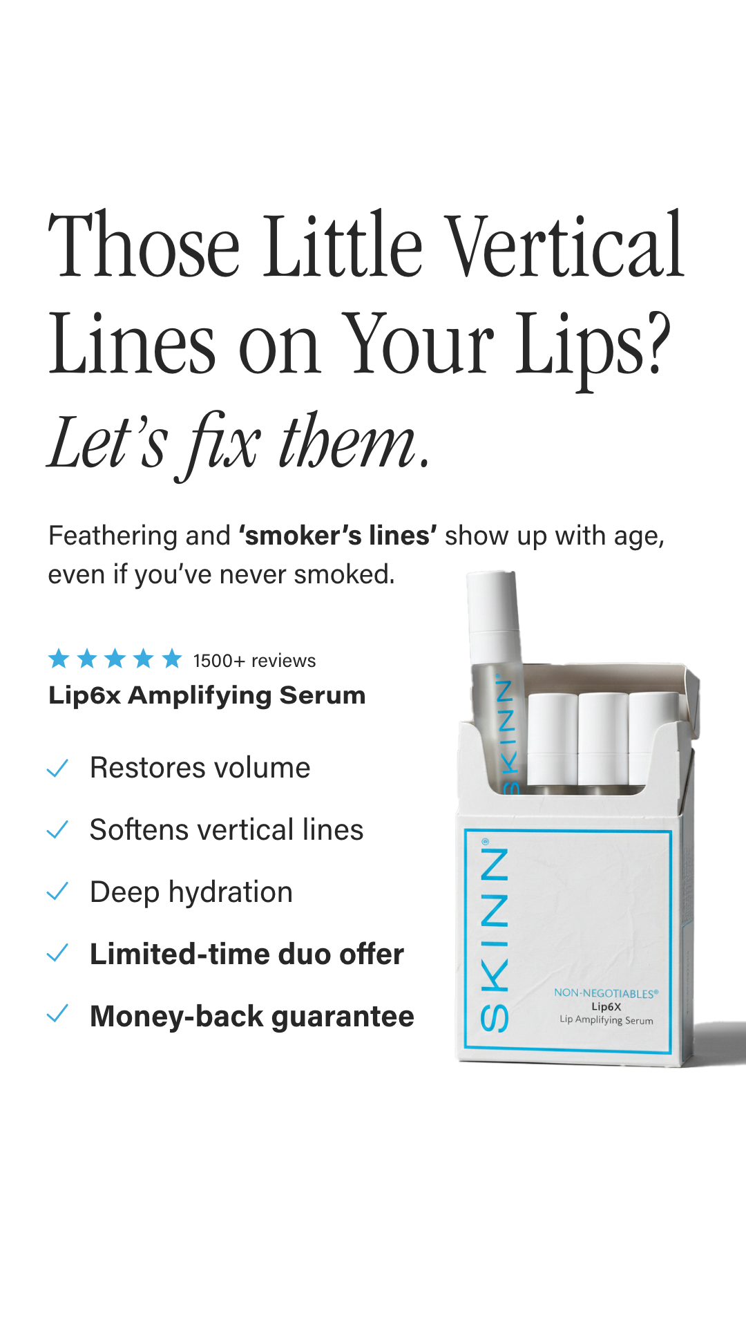 SKINN Cosmetics Facebook ad