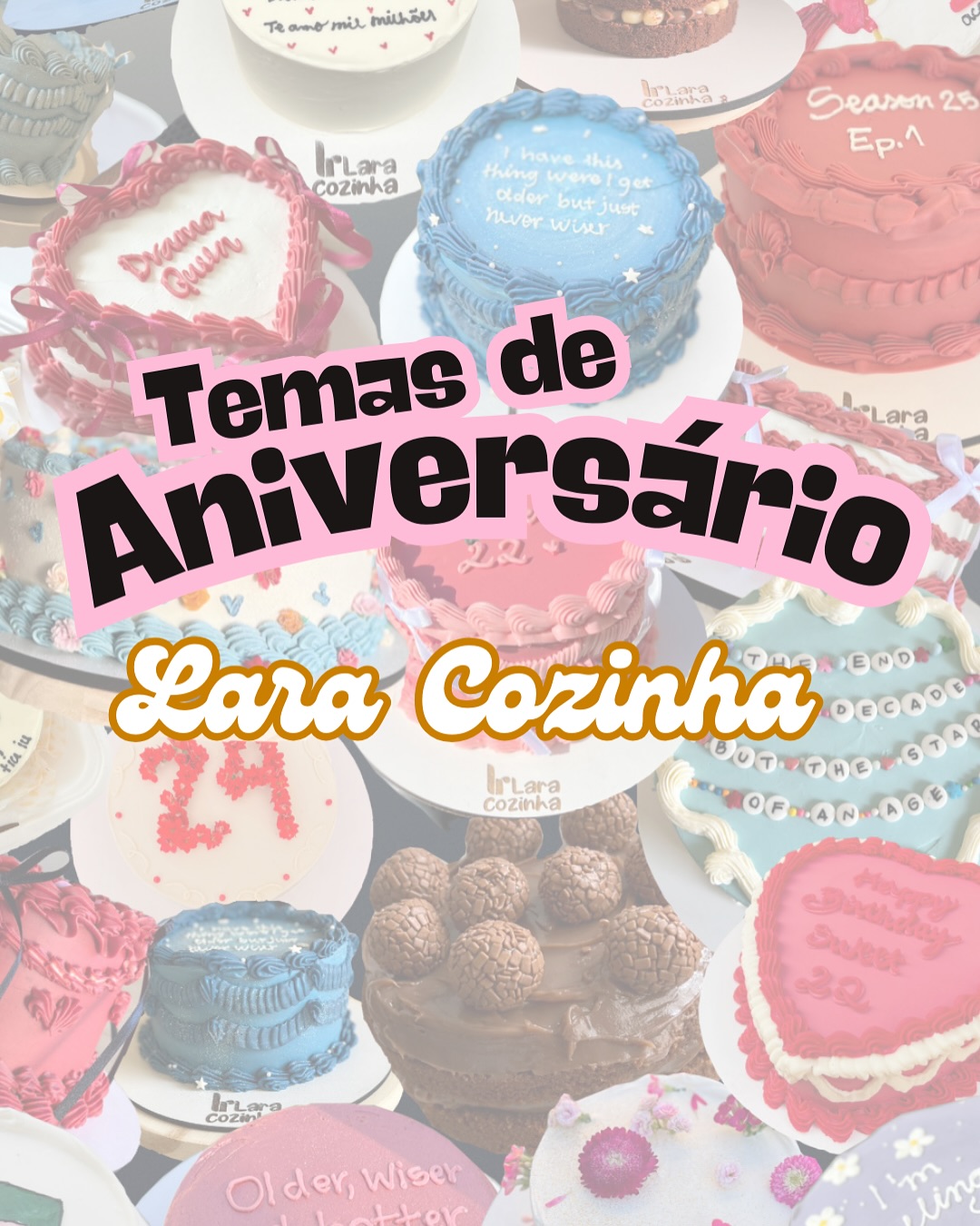 Lara's Doces Facebook ad: Ideias de tema de aniversário com bolinhos da…