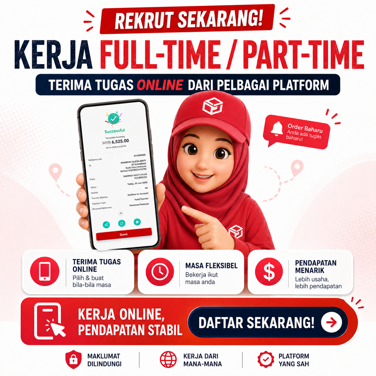Bloblitho Kantwediblu Facebook ad: FortunePapa Malaysia - Earn Cash by Visiting Brand Websites
