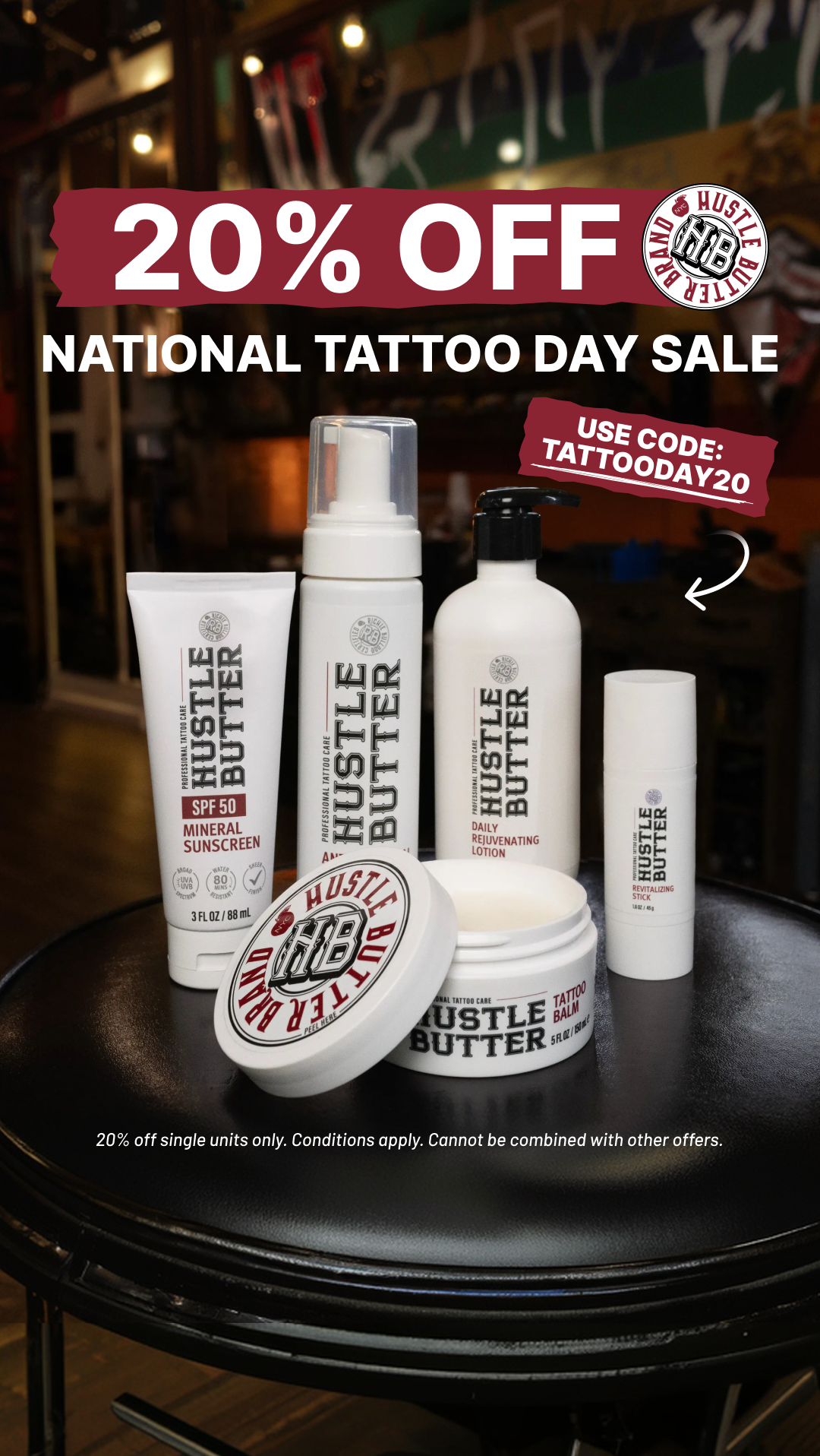 Hustle Butter Deluxe Facebook ad