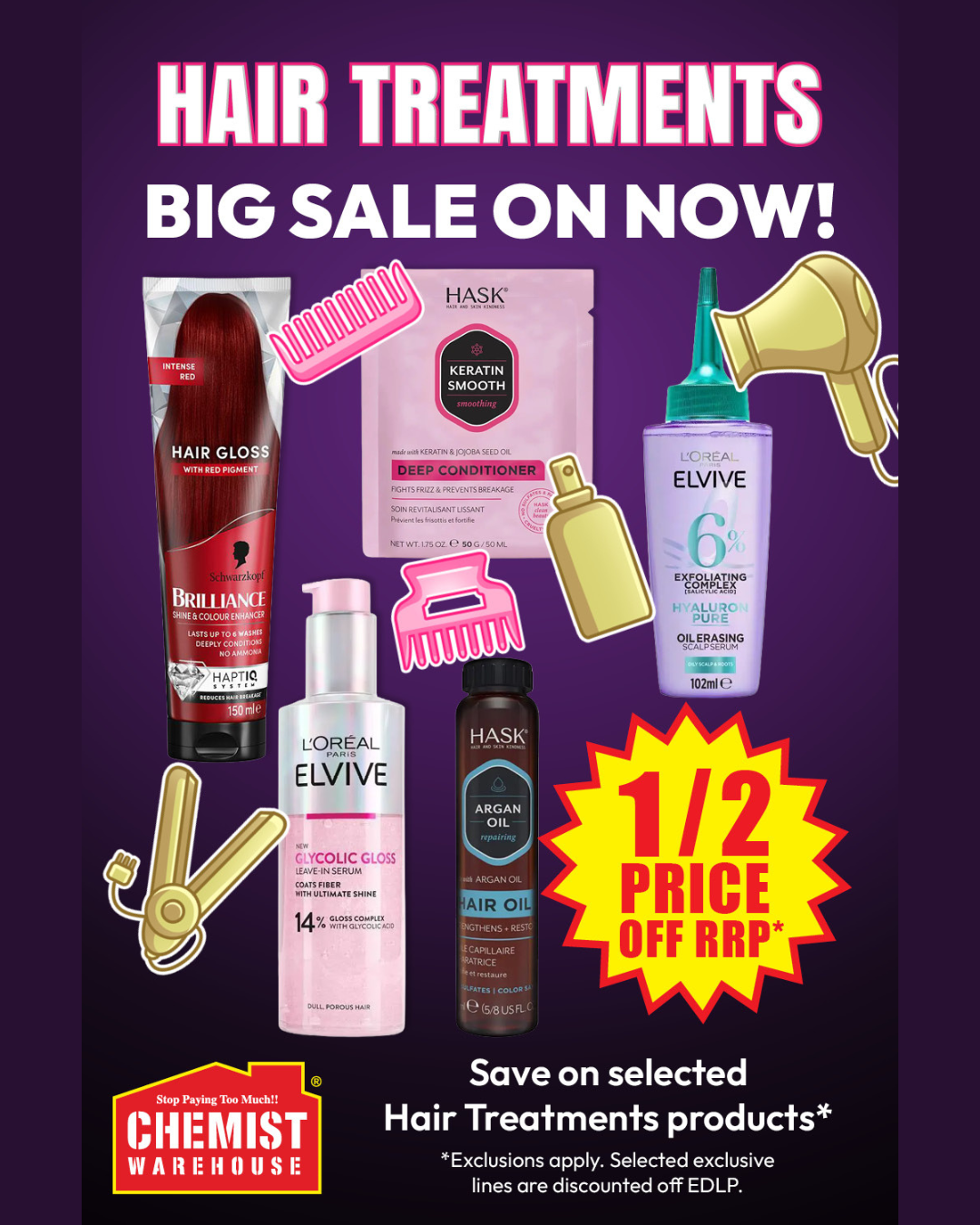 Chemist Warehouse Facebook ad
