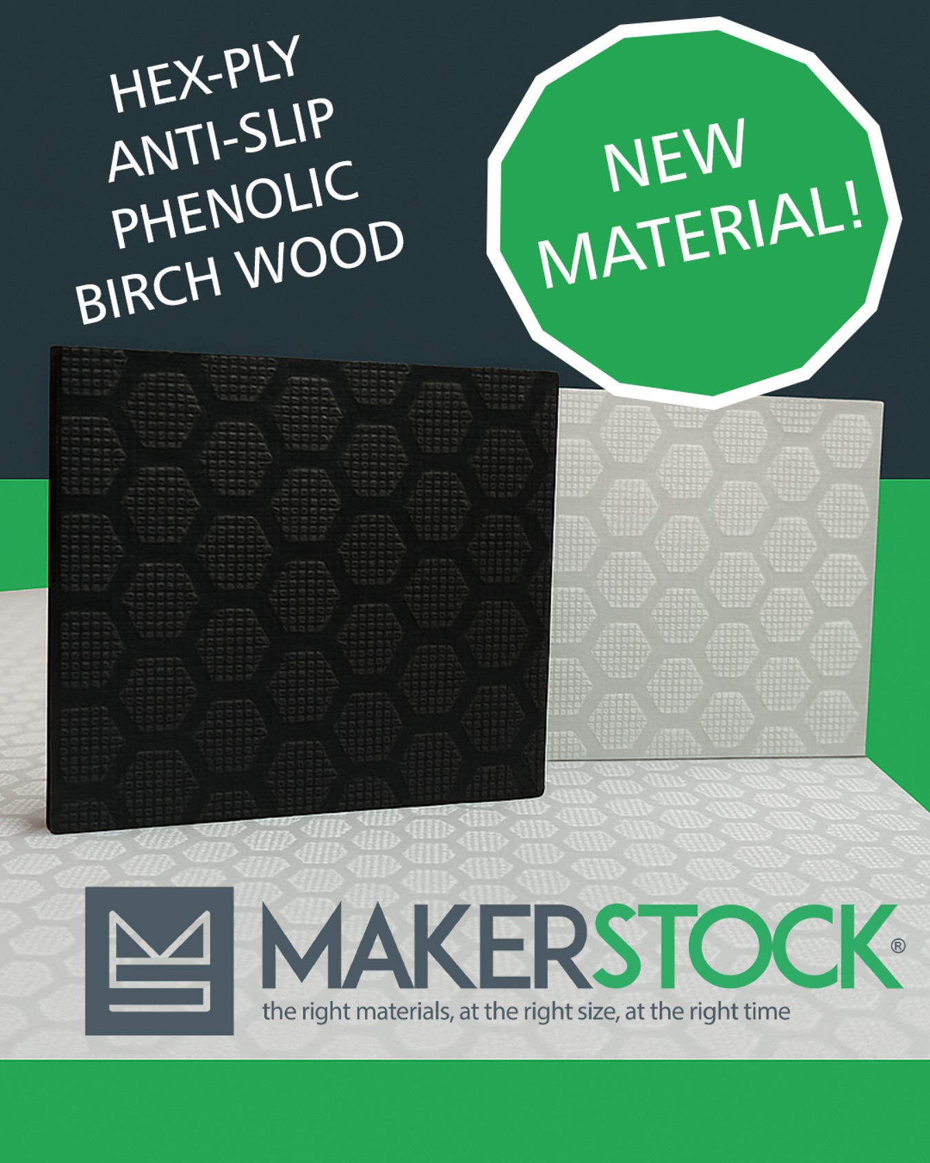 MakerStock Facebook ad: MakerStock acrylic sheet baltic birch ply materials for…