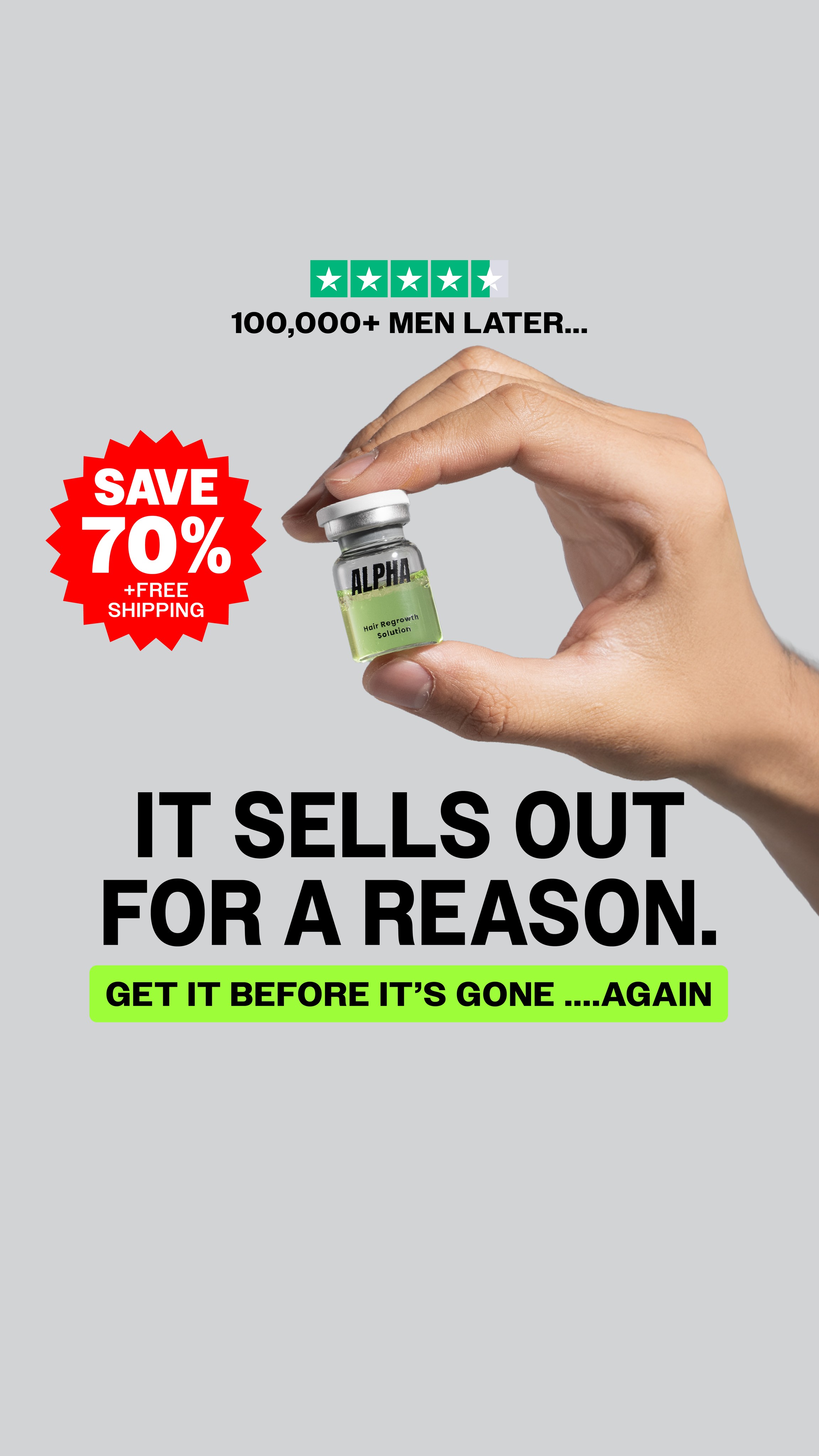 AlphaInfuse Facebook ad