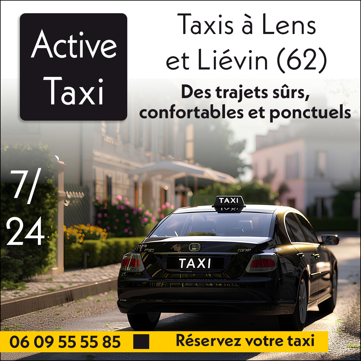 Service de Taxis Facebook ad: Active Taxi Sallaumines - Taxis (adresse, horaires, avis)