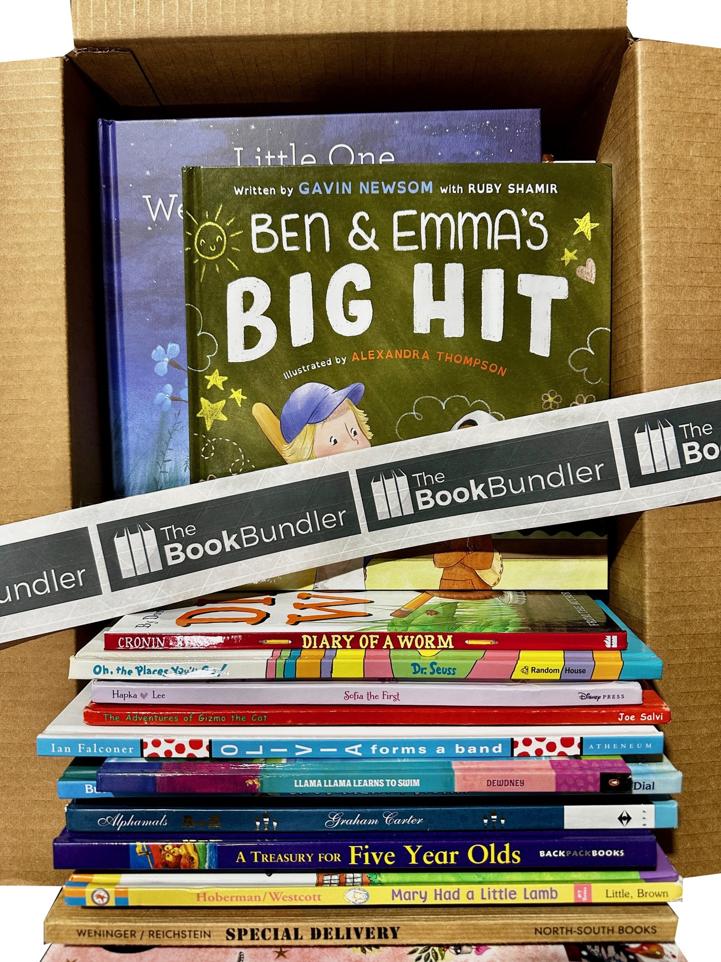 The Book Bundler Facebook ad: Large Hardcovers - Giant Book Box