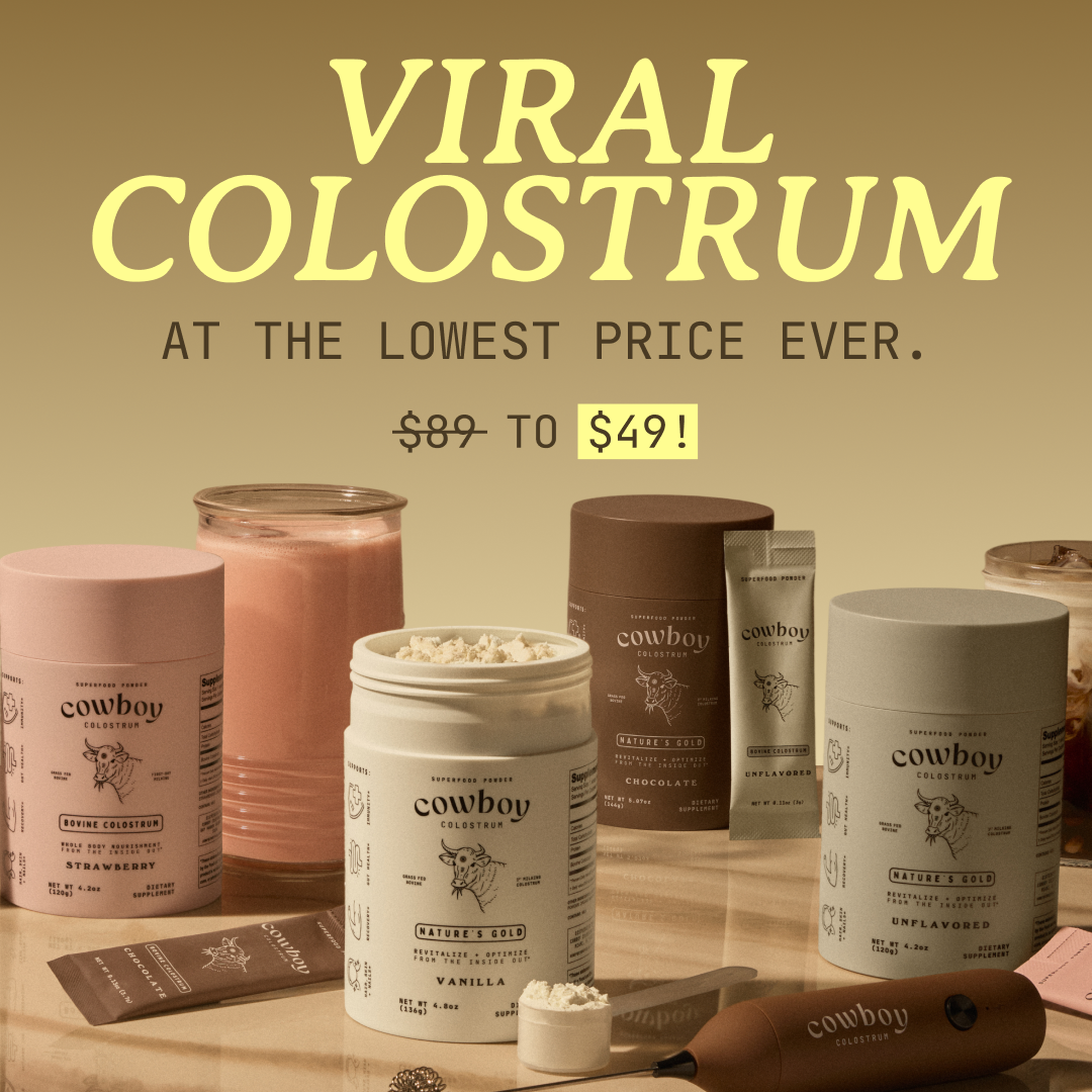 Cowboy Colostrum Facebook ad