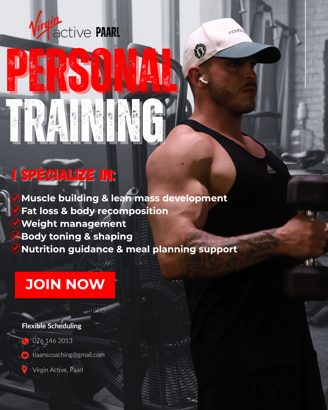 ReviveX Facebook ad: In-Person Personal Training