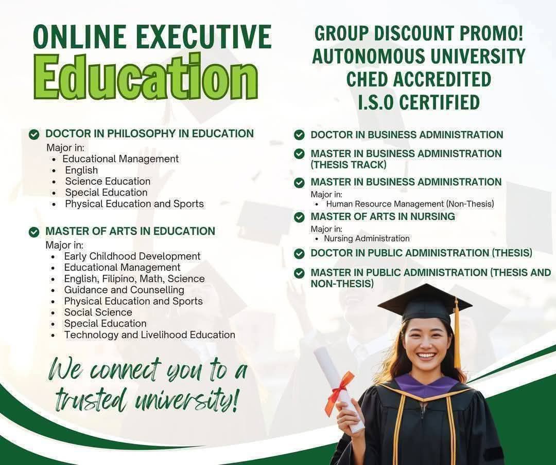 Online Masters and Doctorate by Kevin Recopuerto Facebook ad