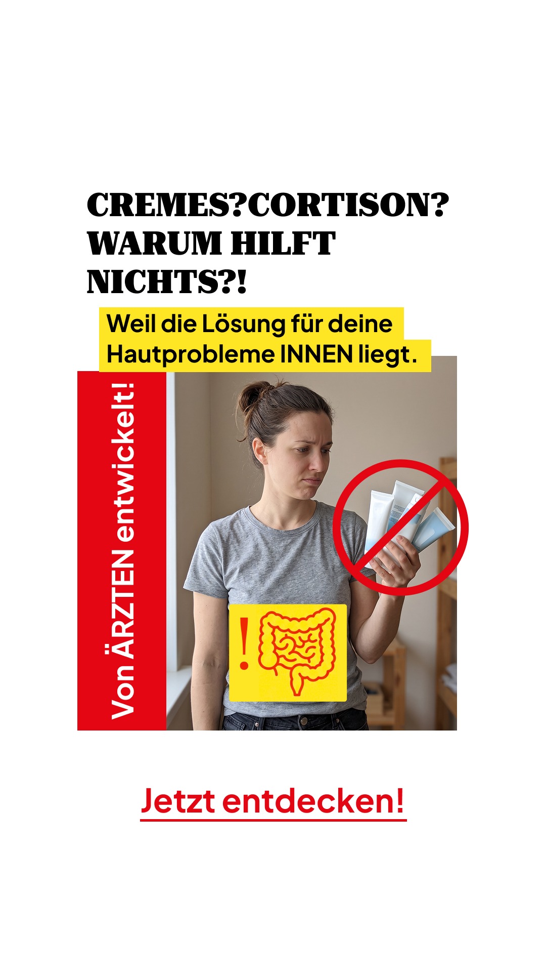 Zentrum Darmgesundheit Facebook ad: SCHLUSS MIT DEN SCHÜBEN!