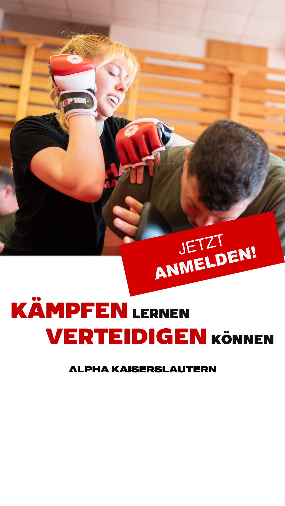 ALPHA Facebook ad: ALPHA Self-Defense Kaiserslautern