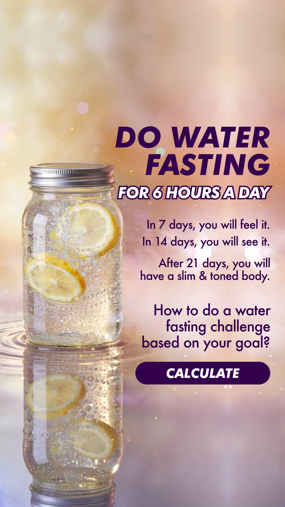 Simple Fasting App Facebook ad
