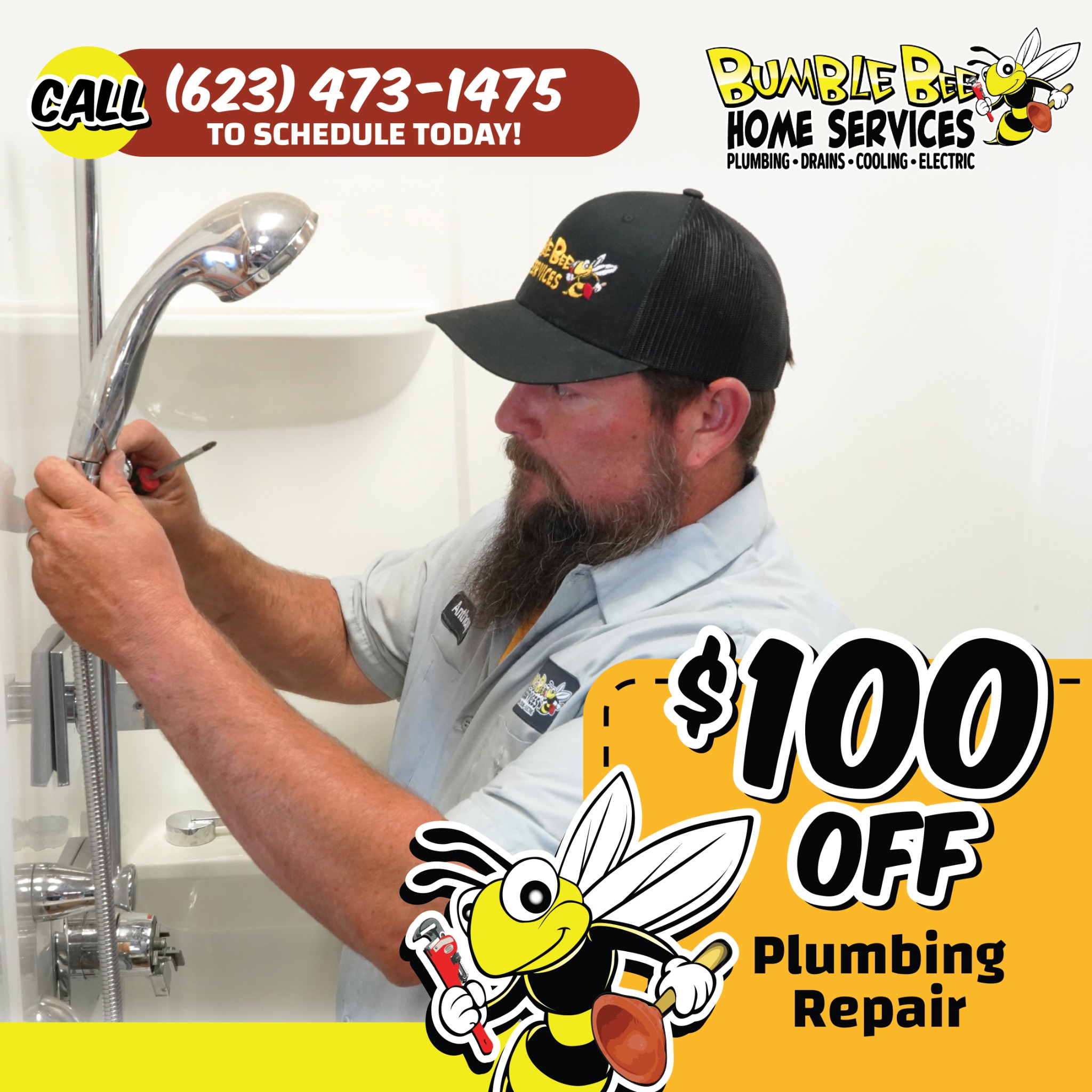 Bumble Bee Home Services, Inc. Facebook ad
