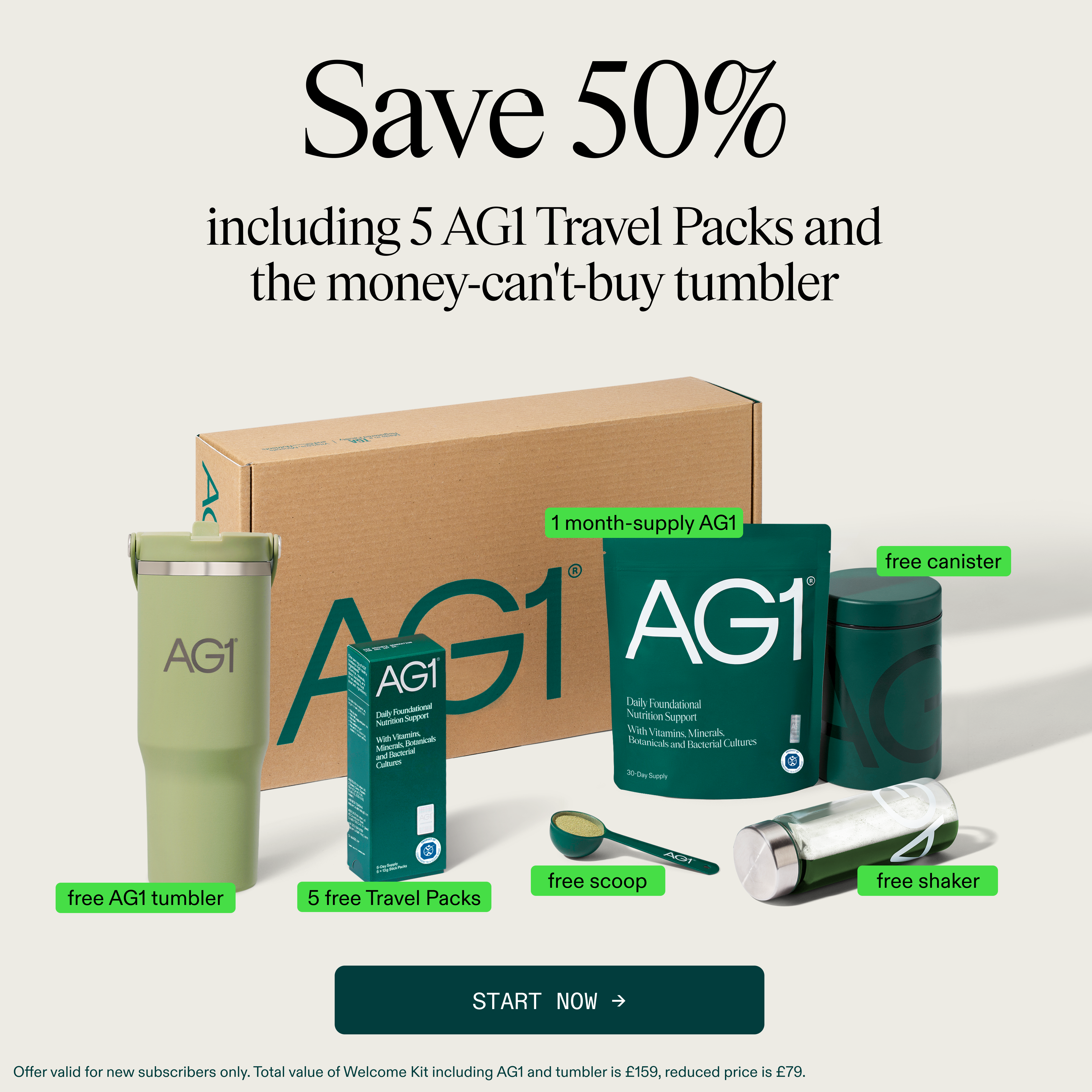 AG1 by Athletic Greens Facebook ad