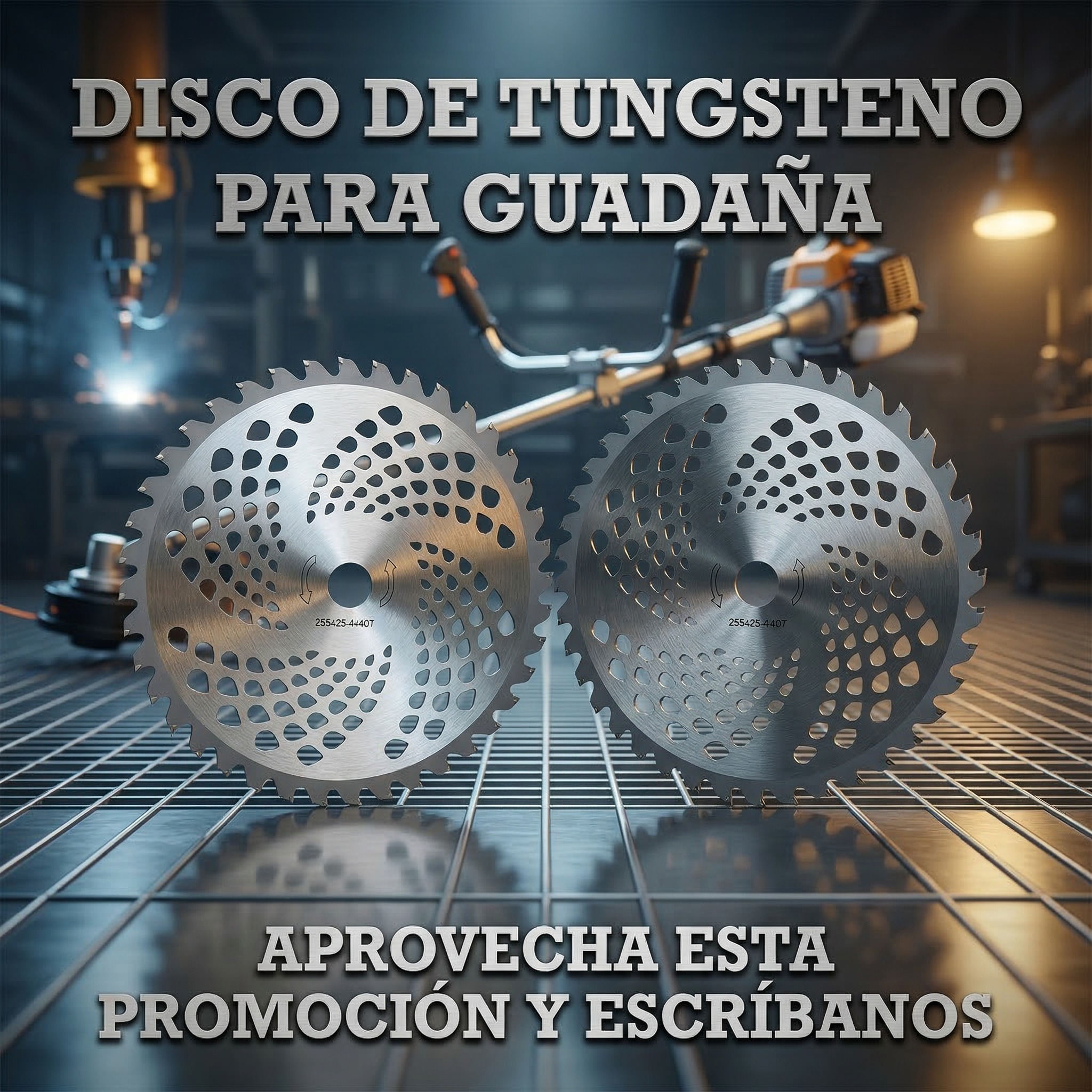 Sunny shop Facebook ad: DISCO DE TUNGSTENO 40 DIENTES PARA GUADAÑA