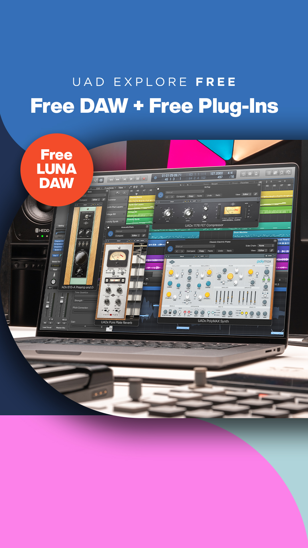 Universal Audio Facebook ad