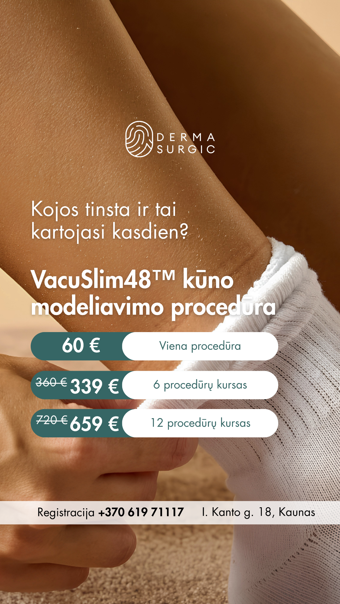 DermaSurgic estetinės medicinos ir chirurgijos centras Facebook ad
