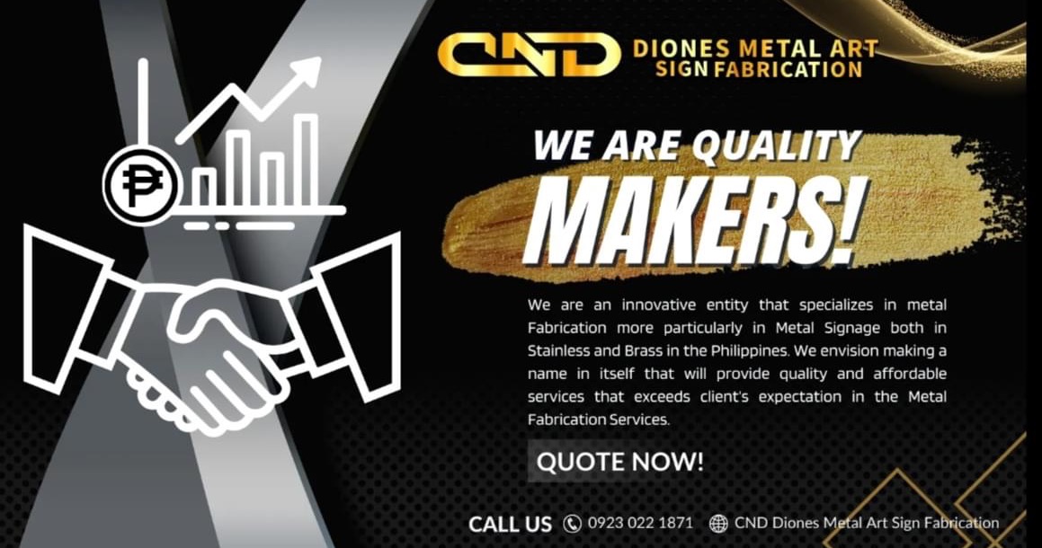 CND Diones Metal Art Sign Fabrication Facebook ad